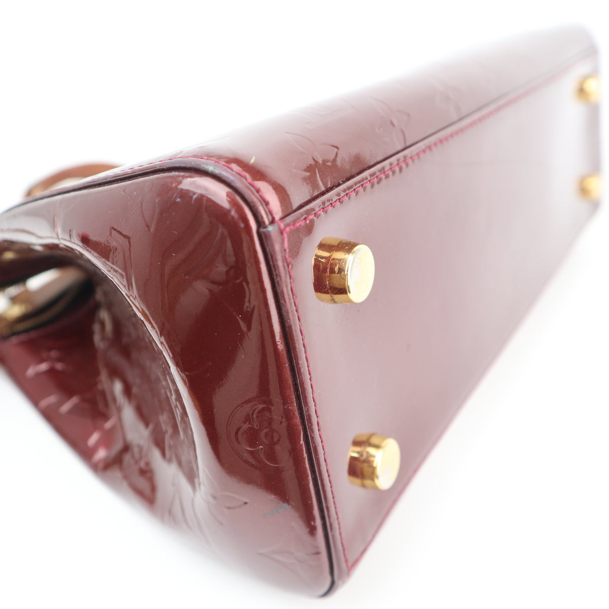 C2736 Louis Vuitton Top Handle Bag Monogram Vernis Brea MM | Pre-Owned Very Good Patent Leather Monogram Vernis