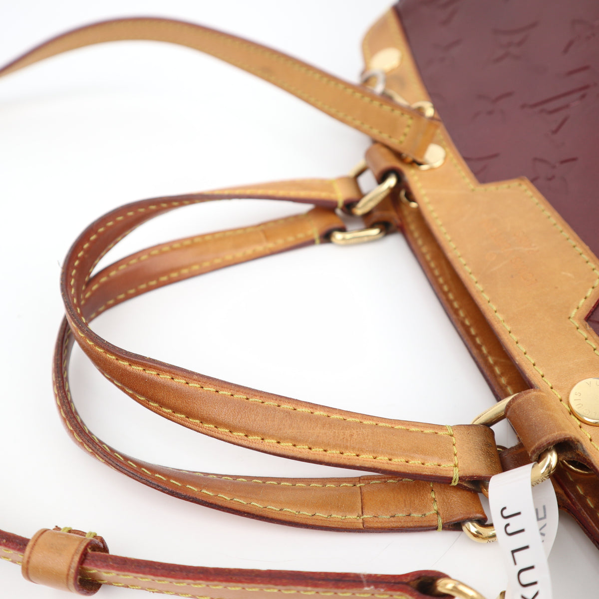C2736 Louis Vuitton Top Handle Bag Monogram Vernis Brea MM | Pre-Owned Very Good Patent Leather Monogram Vernis
