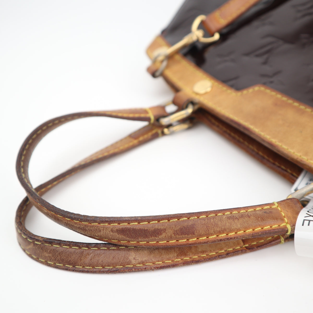 C2737 Louis Vuitton Top Handle Bag Monogram Vernis Brea MM | Pre-Owned Very Good Patent Leather Monogram Vernis