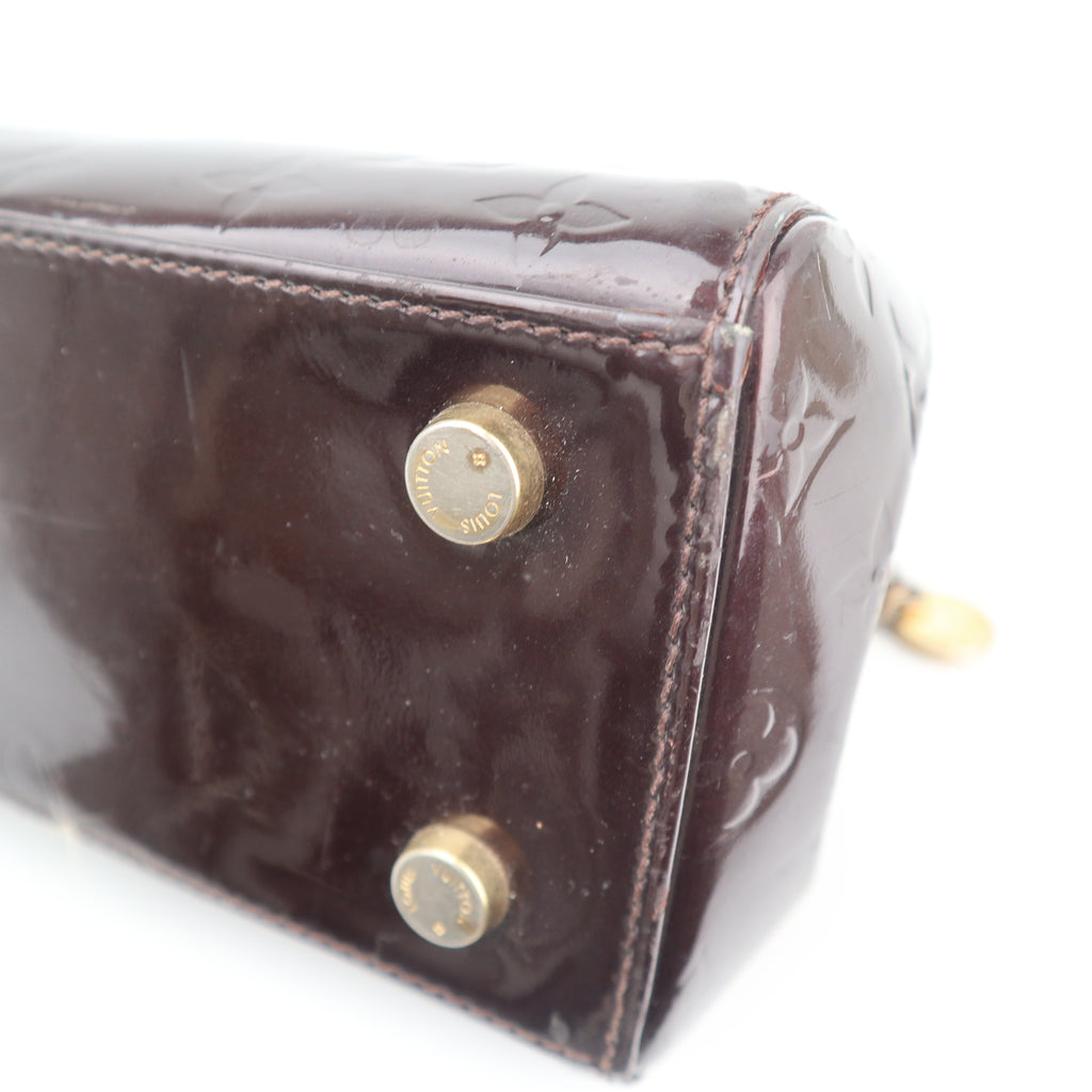 C2737 Louis Vuitton Top Handle Bag Monogram Vernis Brea MM | Pre-Owned Very Good Patent Leather Monogram Vernis