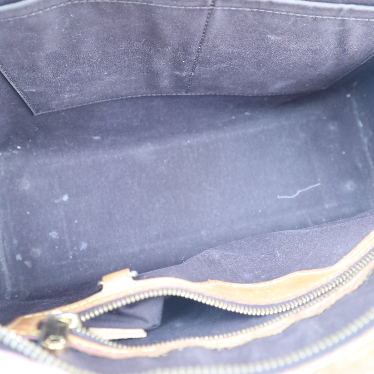 C2737 Louis Vuitton Top Handle Bag Monogram Vernis Brea MM | Pre-Owned Very Good Patent Leather Monogram Vernis