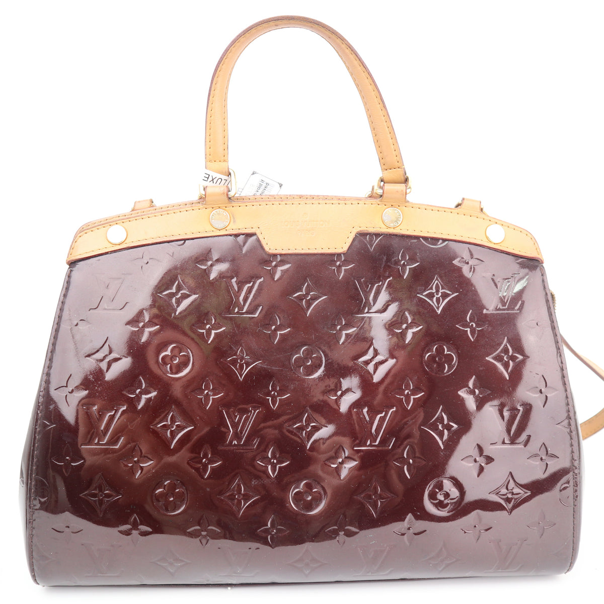 C2738R Louis Vuitton Top Handle Bag Monogram Vernis Brea MM | Pre-Owned Very Good Patent Leather Monogram Vernis