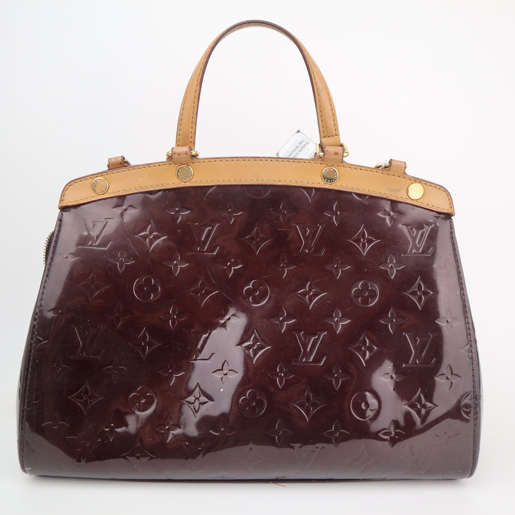 C2738R Louis Vuitton Top Handle Bag Monogram Vernis Brea MM | Pre-Owned Very Good Patent Leather Monogram Vernis