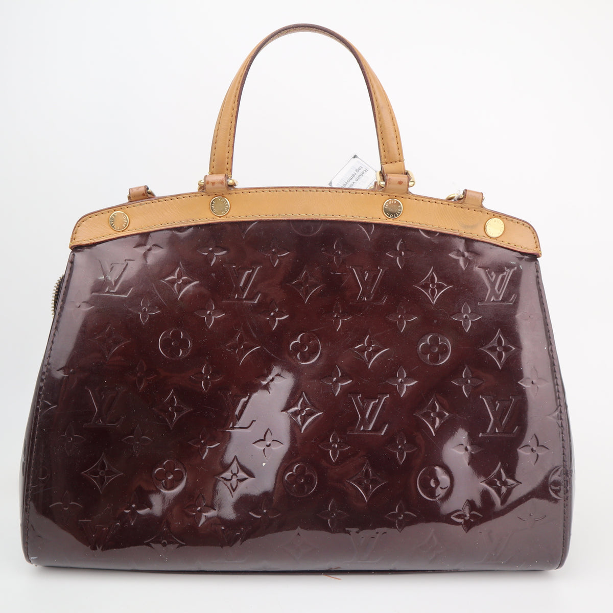 C2738R Louis Vuitton Top Handle Bag Monogram Vernis Brea MM | Pre-Owned Very Good Patent Leather Monogram Vernis