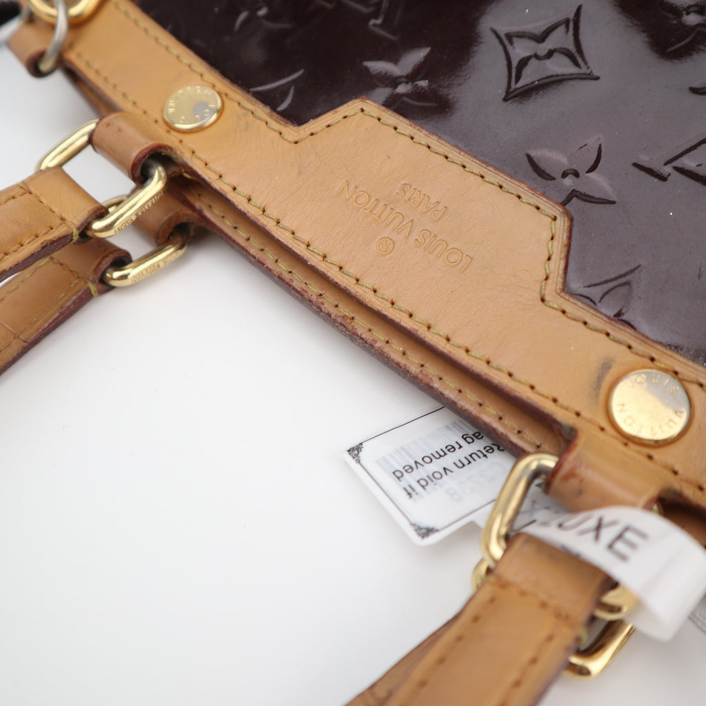 C2738R Louis Vuitton Top Handle Bag Monogram Vernis Brea MM | Pre-Owned Very Good Patent Leather Monogram Vernis