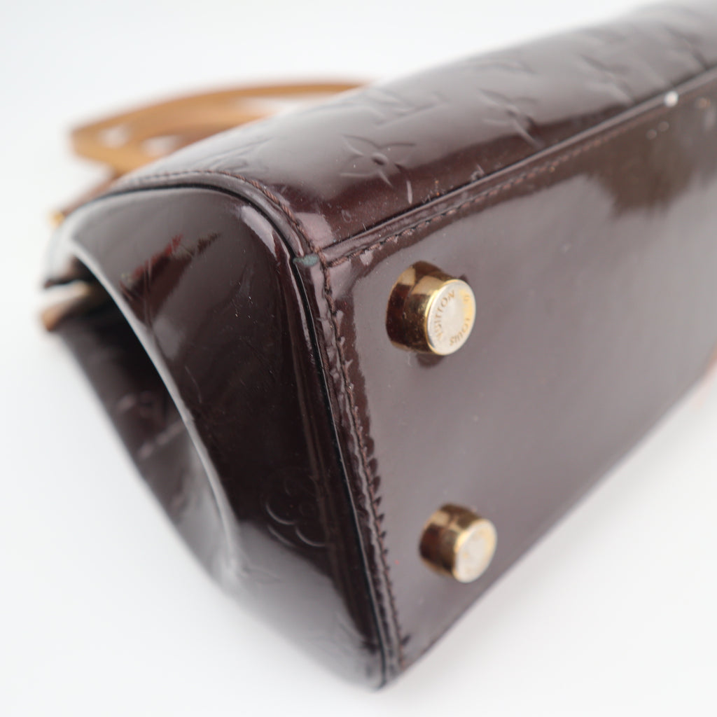 C2738R Louis Vuitton Top Handle Bag Monogram Vernis Brea MM | Pre-Owned Very Good Patent Leather Monogram Vernis