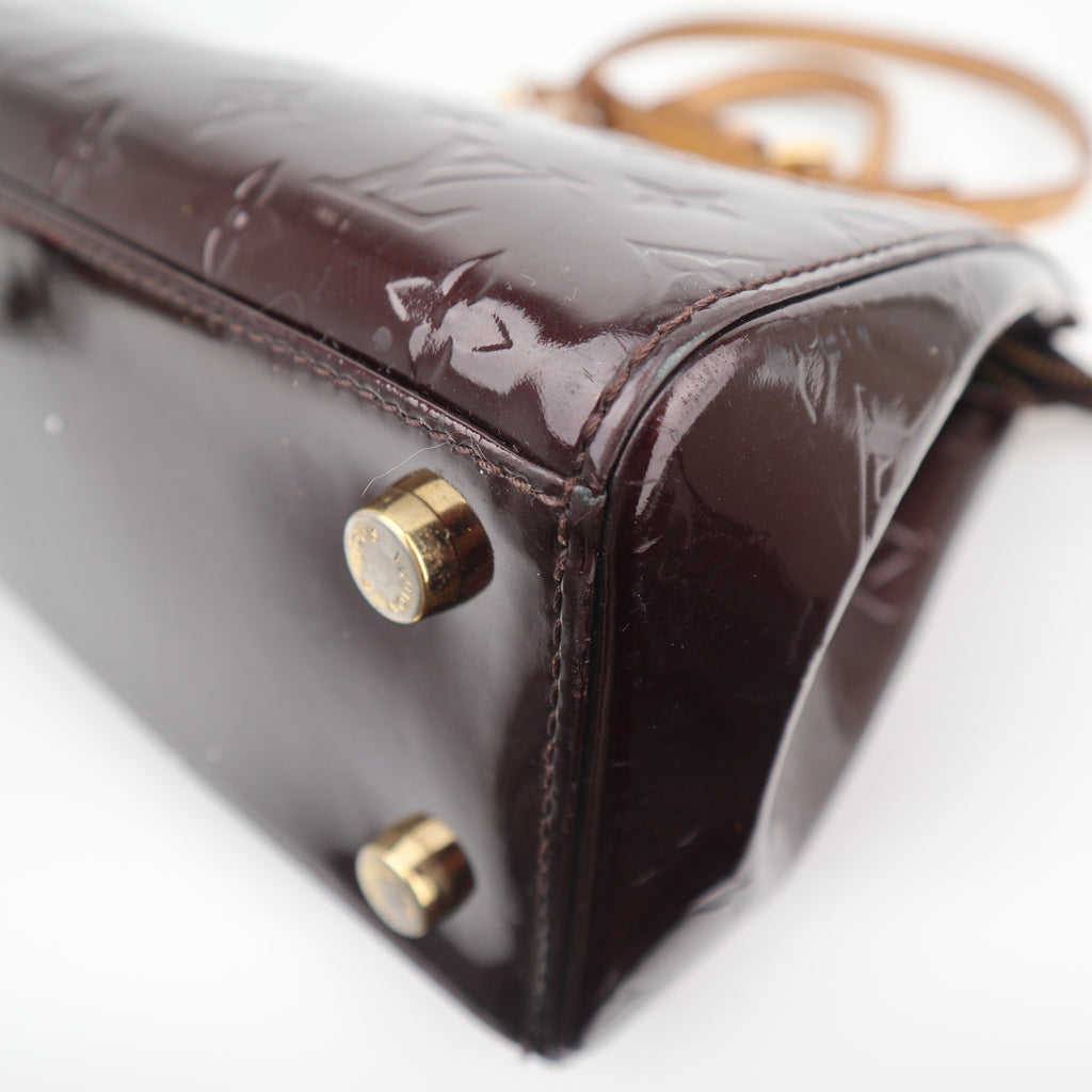 C2738R Louis Vuitton Top Handle Bag Monogram Vernis Brea MM | Pre-Owned Very Good Patent Leather Monogram Vernis