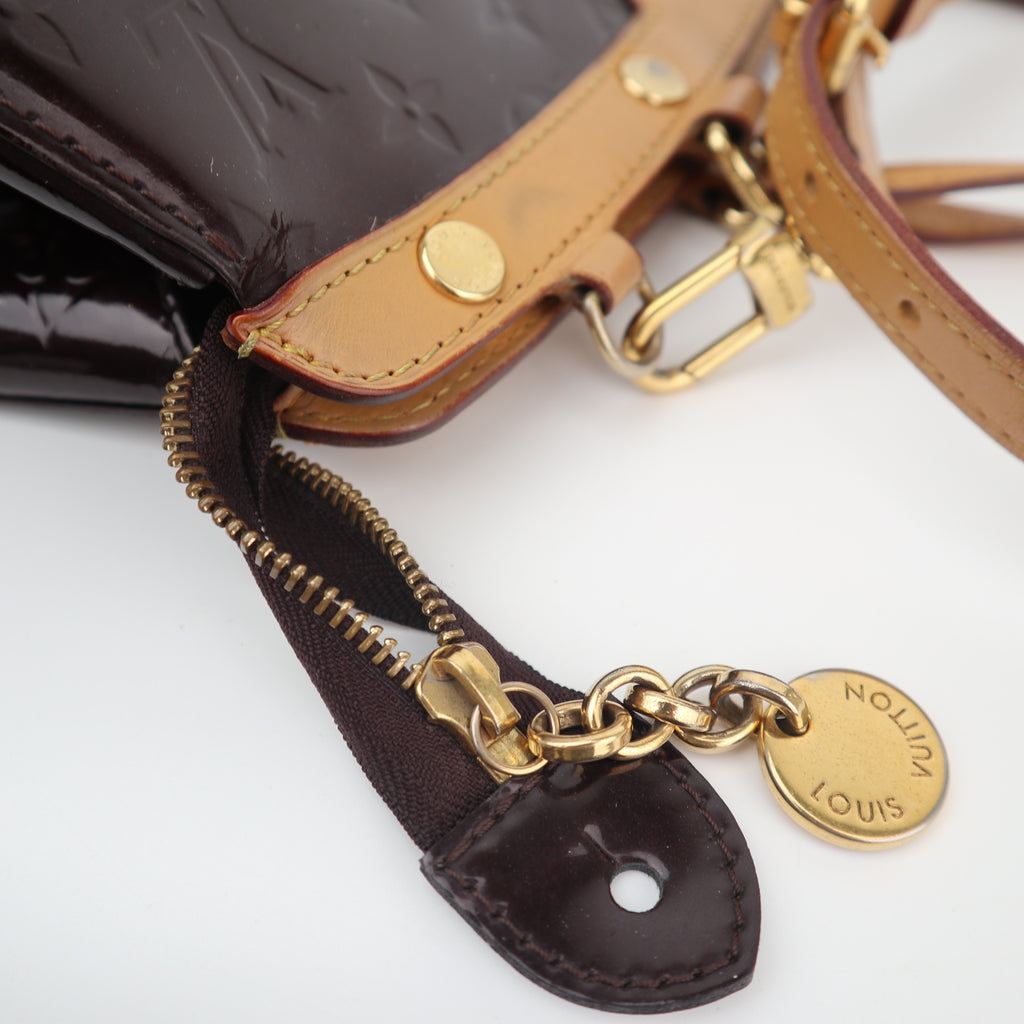 C2738R Louis Vuitton Top Handle Bag Monogram Vernis Brea MM | Pre-Owned Very Good Patent Leather Monogram Vernis