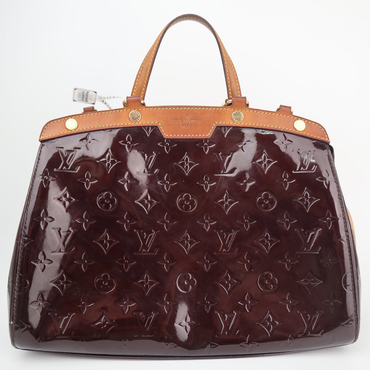 C2739 Louis Vuitton Top Handle Bag Monogram Vernis Brea MM | Pre-Owned Very Good Patent Leather Monogram Vernis
