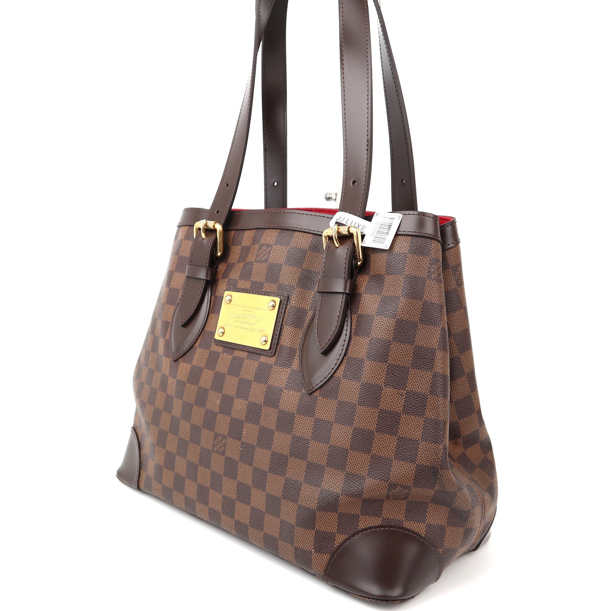 C1239R Louis Vuitton Hampstead MM Damier Ebene Canvas Bag-Pre Owned