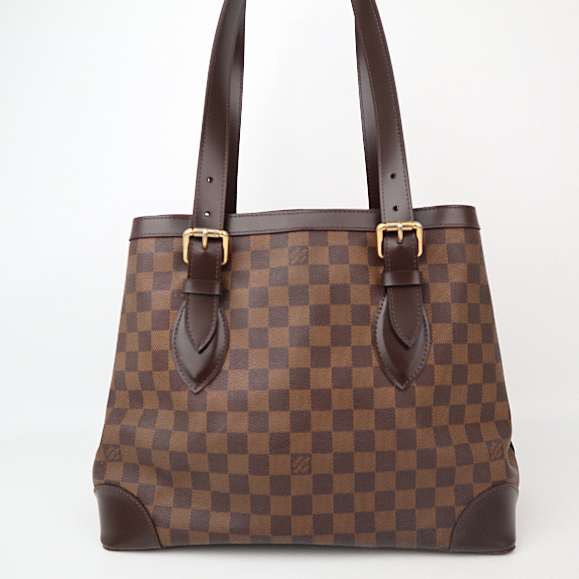 C1239R Louis Vuitton Hampstead MM Damier Ebene Canvas Bag-Pre Owned