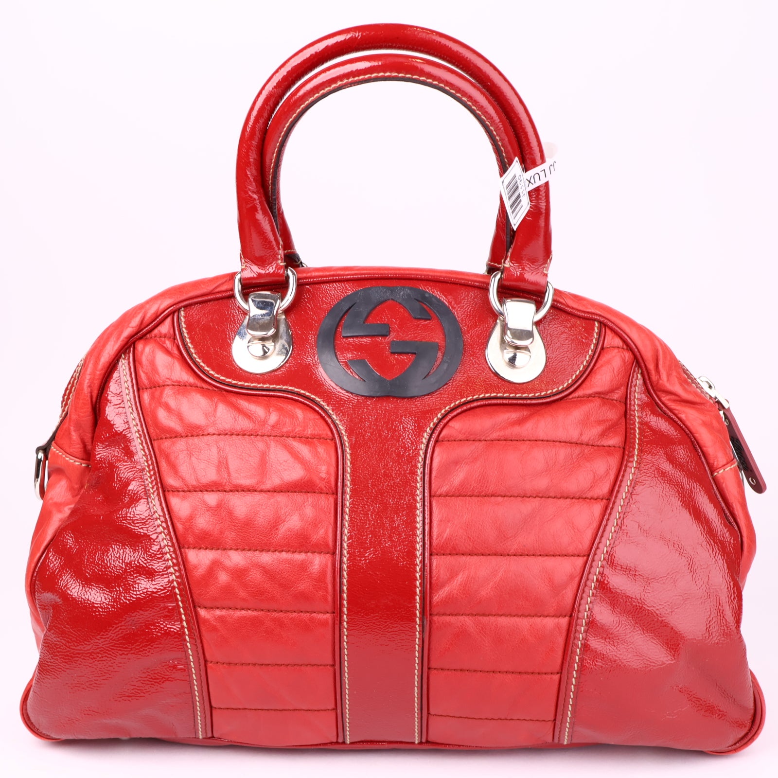 J1190 Gucci Snow Glam Boston Top Handle Bag- Pre Owned