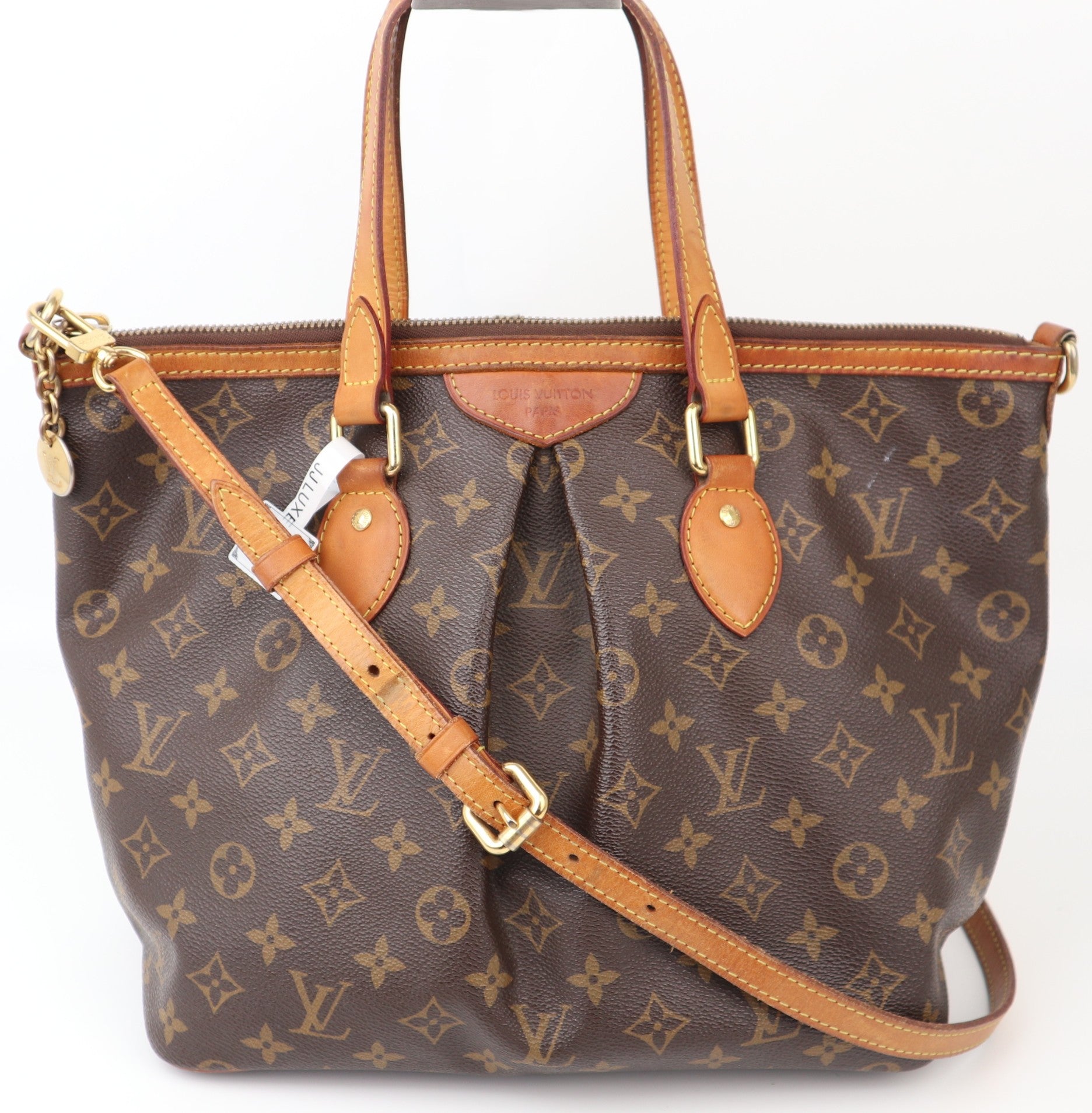 C1240 Louis Vuitton Brown Monogram Palermo PM -Pre Owned