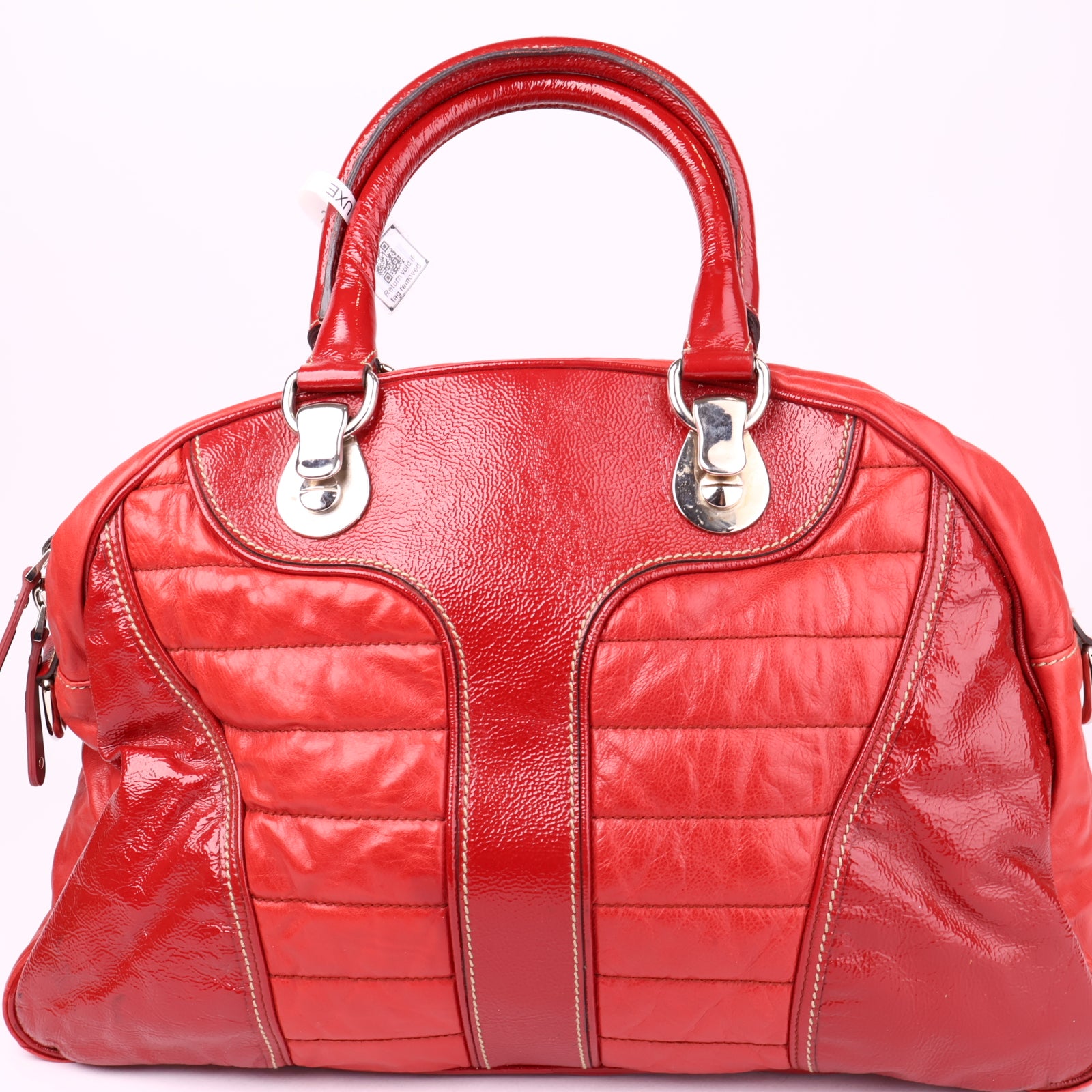 J1190 Gucci Snow Glam Boston Top Handle Bag- Pre Owned