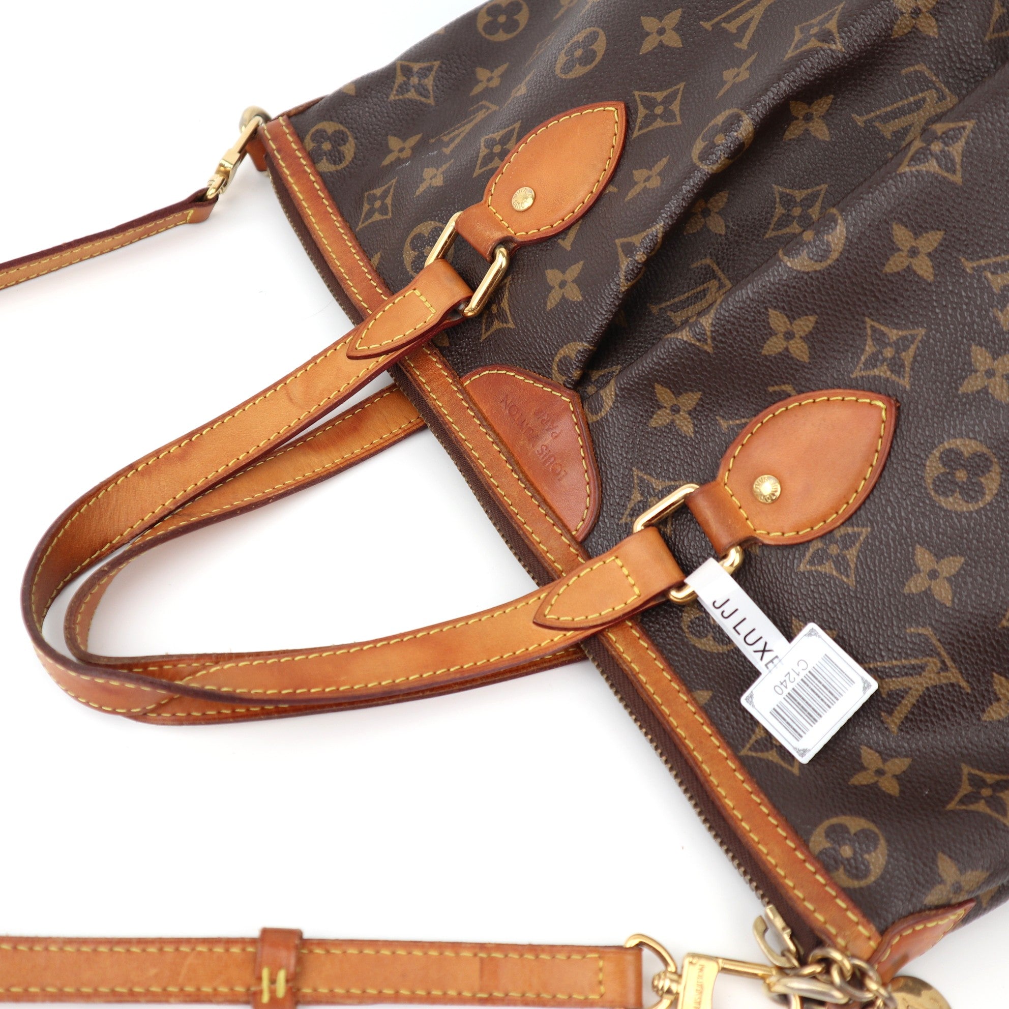 C1240 Louis Vuitton Brown Monogram Palermo PM -Pre Owned