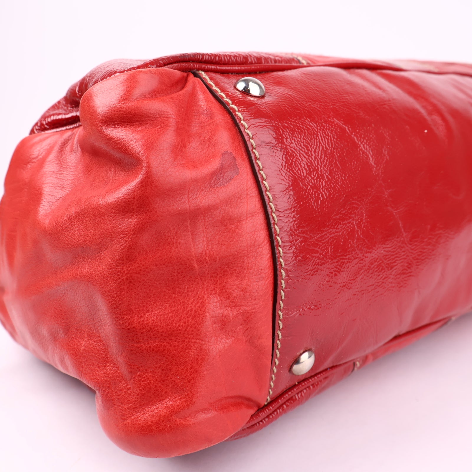 J1190 Gucci Snow Glam Boston Top Handle Bag- Pre Owned