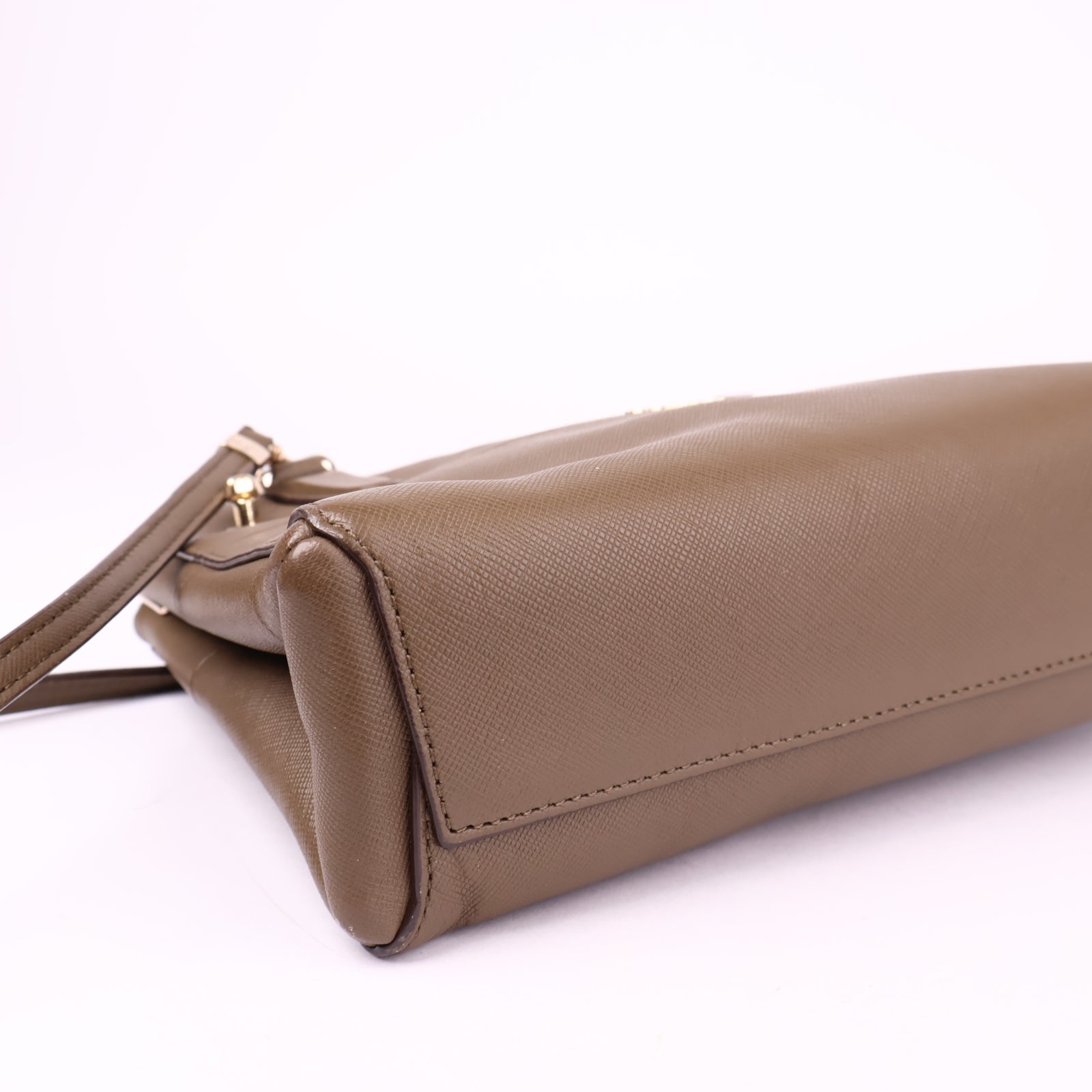 J1011 Coach Saffiano Leather Borough Tote- Pre Owned