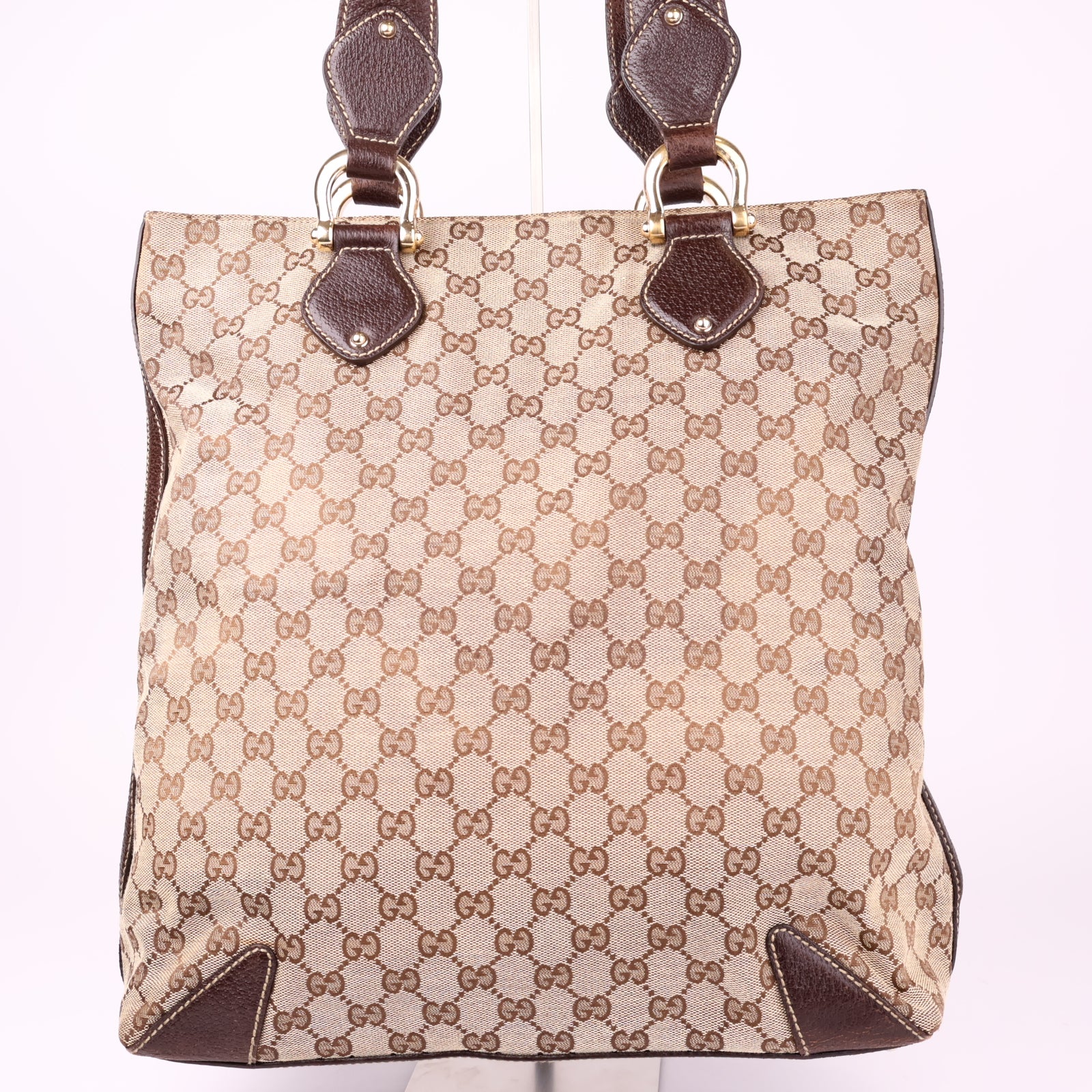 J1012 Gucci GG Canvas Tote Bag- Pre Owned