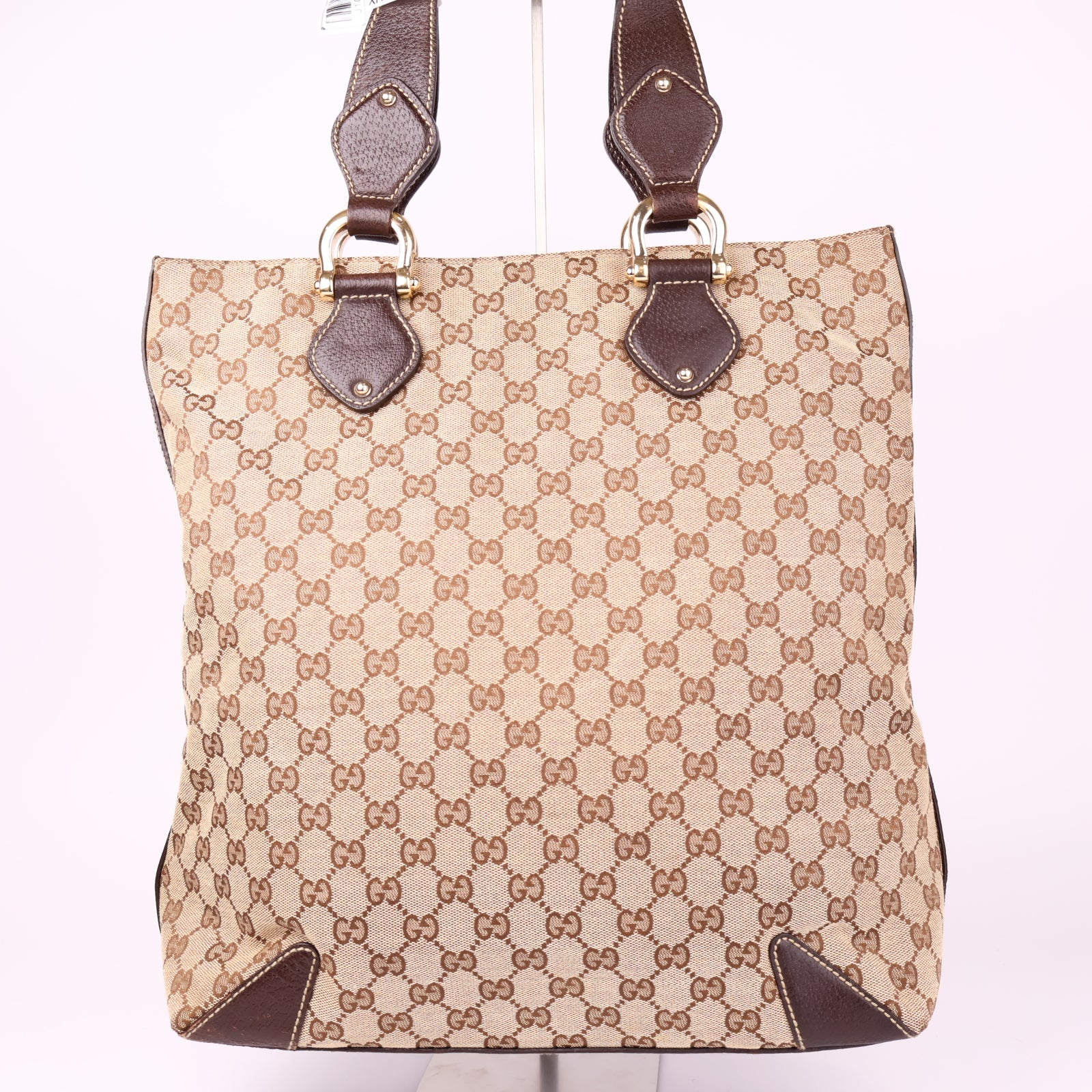 J1012 Gucci GG Canvas Tote Bag- Pre Owned