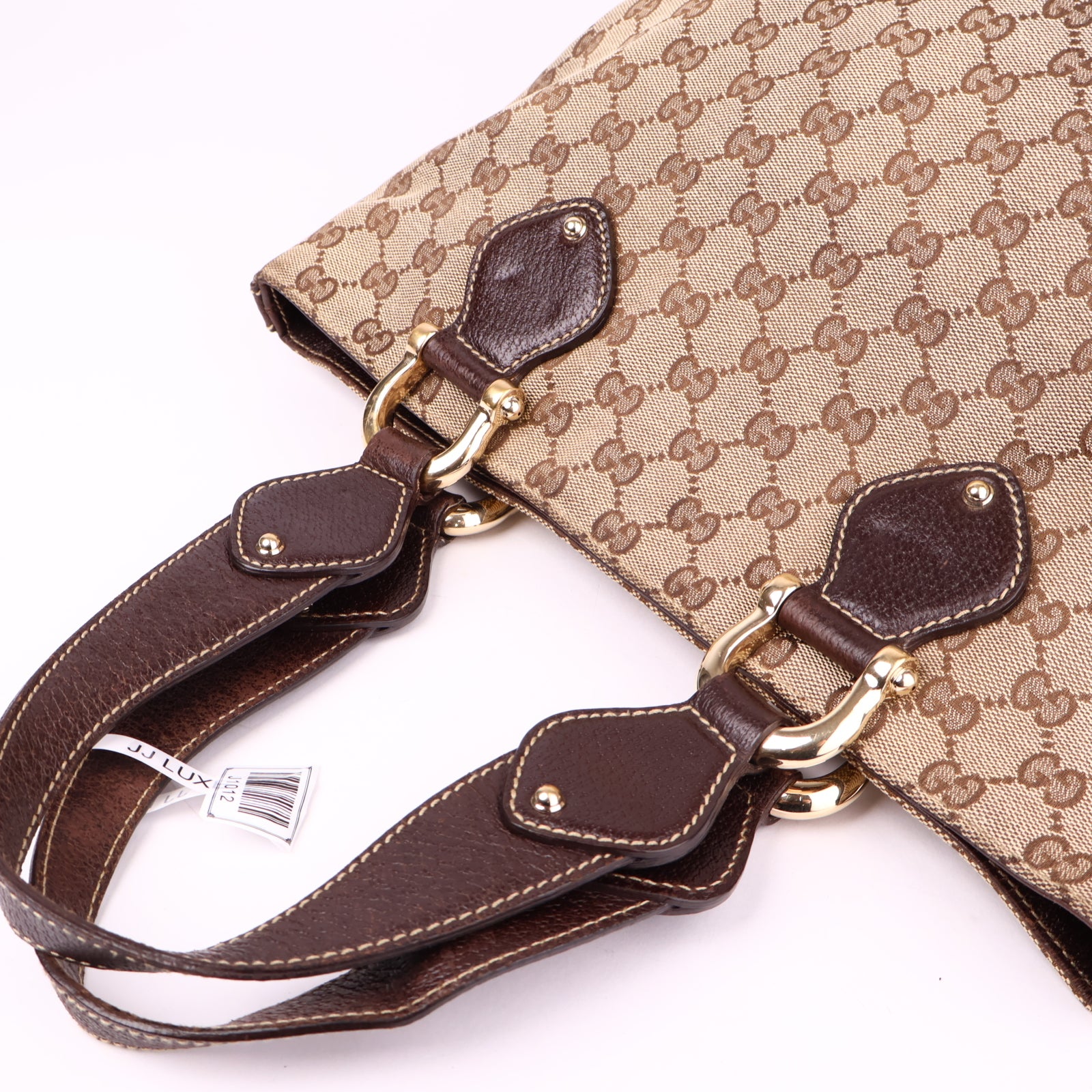 J1012 Gucci GG Canvas Tote Bag- Pre Owned