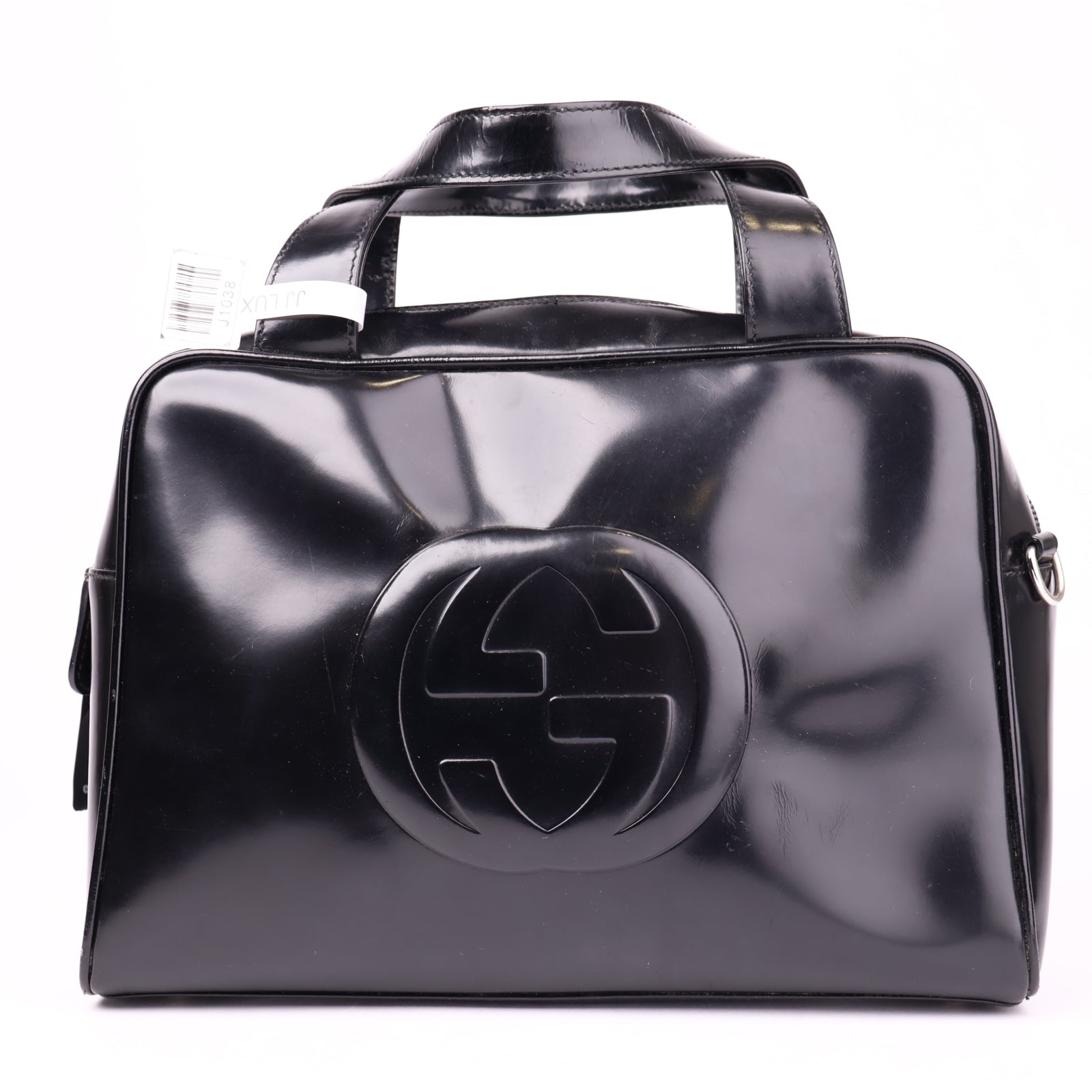 J1038 Gucci Leather Exterior Duffle Bags- Pre Owned