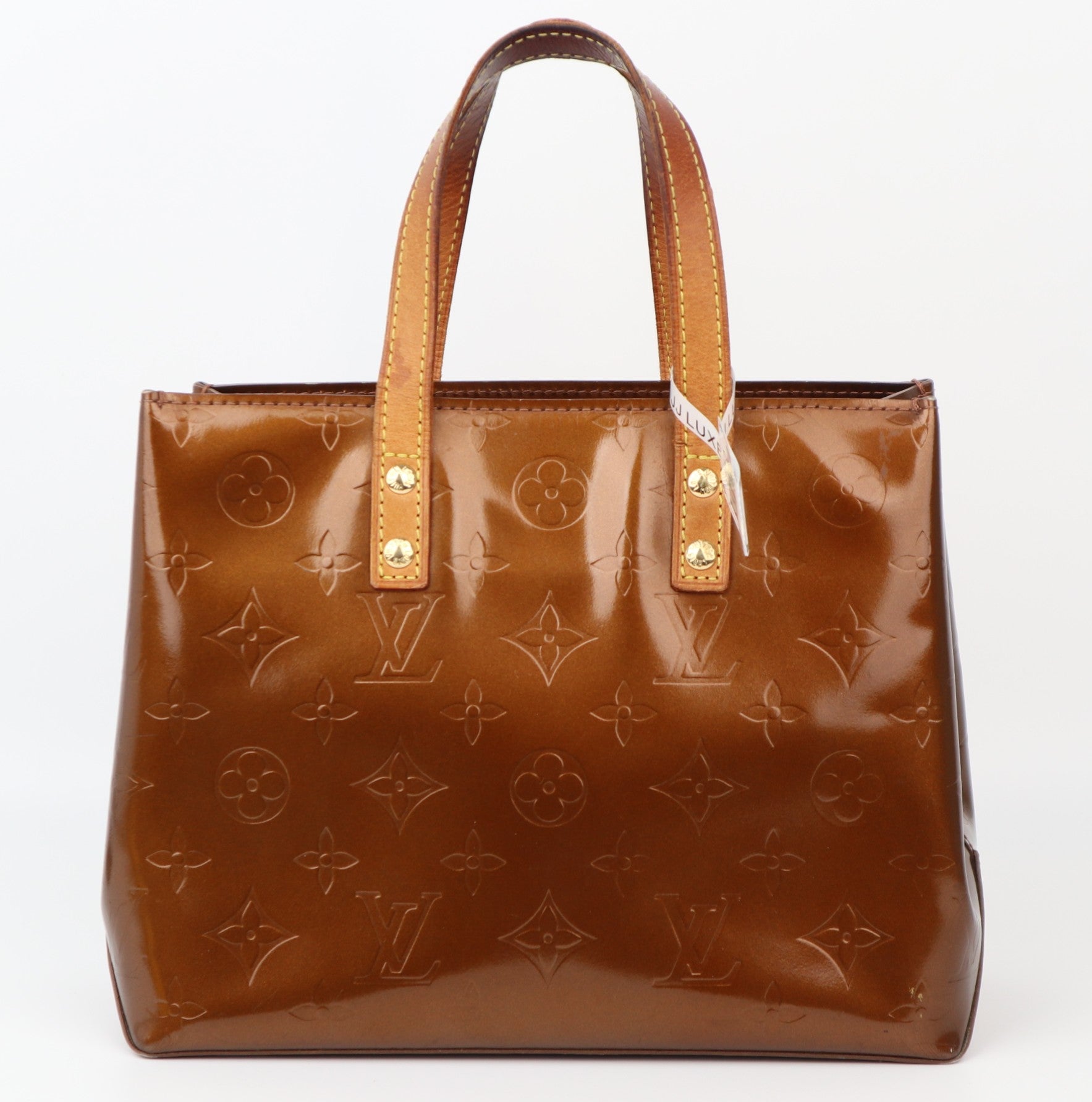 C1245 Louis Vuitton Reade PM Monogram Vernis Tote-Pre Owned