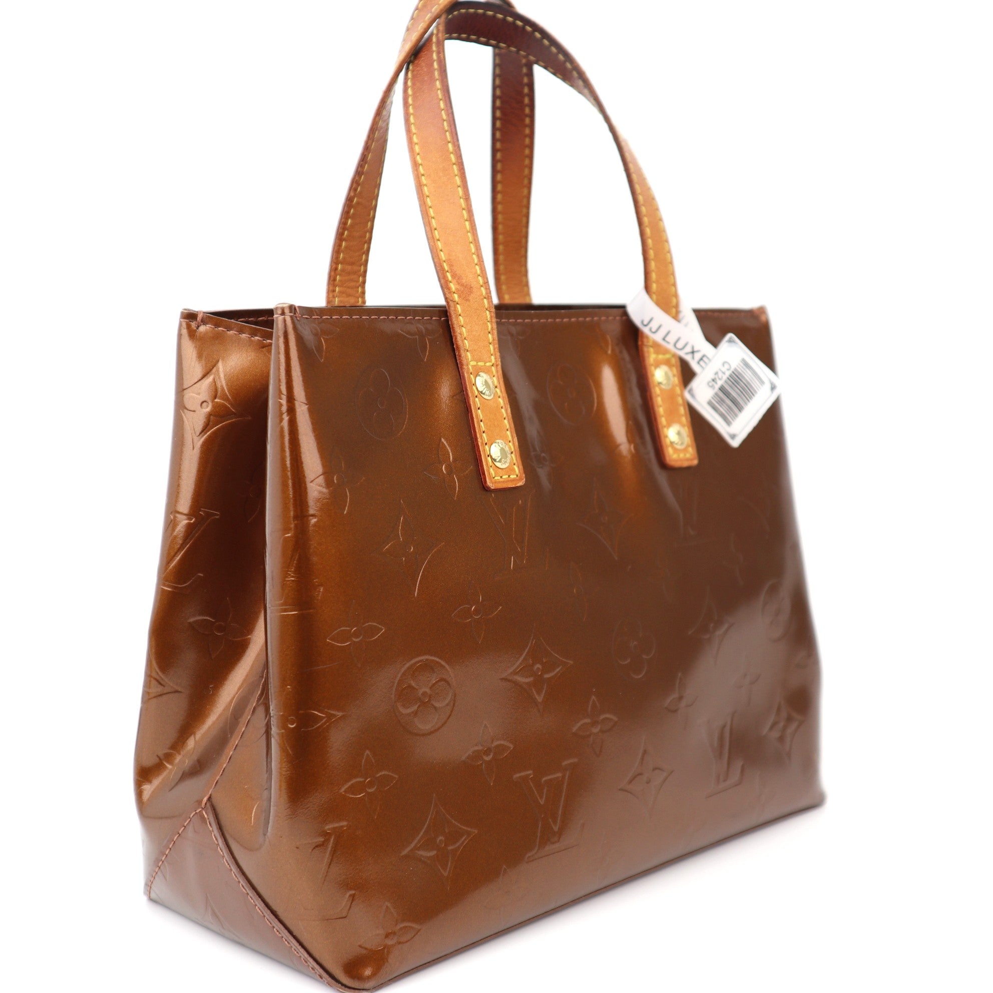 C1245 Louis Vuitton Reade PM Monogram Vernis Tote-Pre Owned