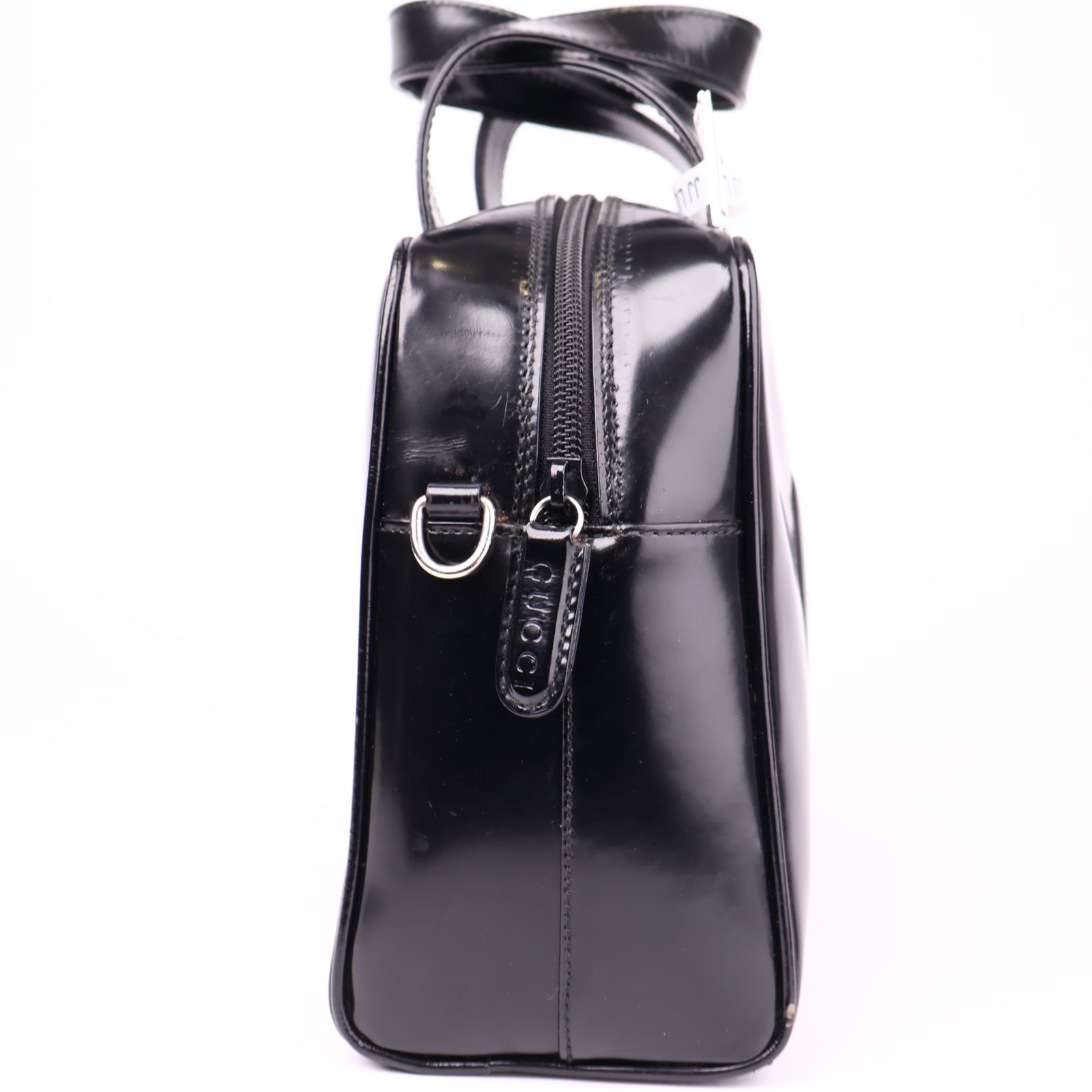J1038 Gucci Leather Exterior Duffle Bags- Pre Owned