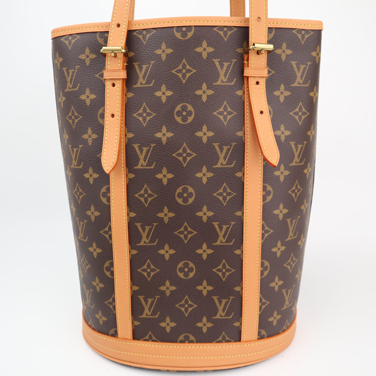C2748R Louis Vuitton Bucket Bag Monogram Canvas Bucket GM Bag | Pre-Owned Excellent Brown Canvas Monogram