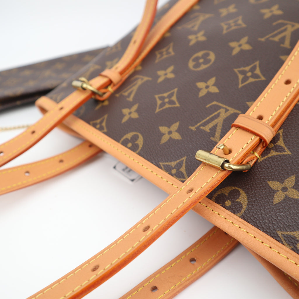 C2748R Louis Vuitton Bucket Bag Monogram Canvas Bucket GM Bag | Pre-Owned Excellent Brown Canvas Monogram
