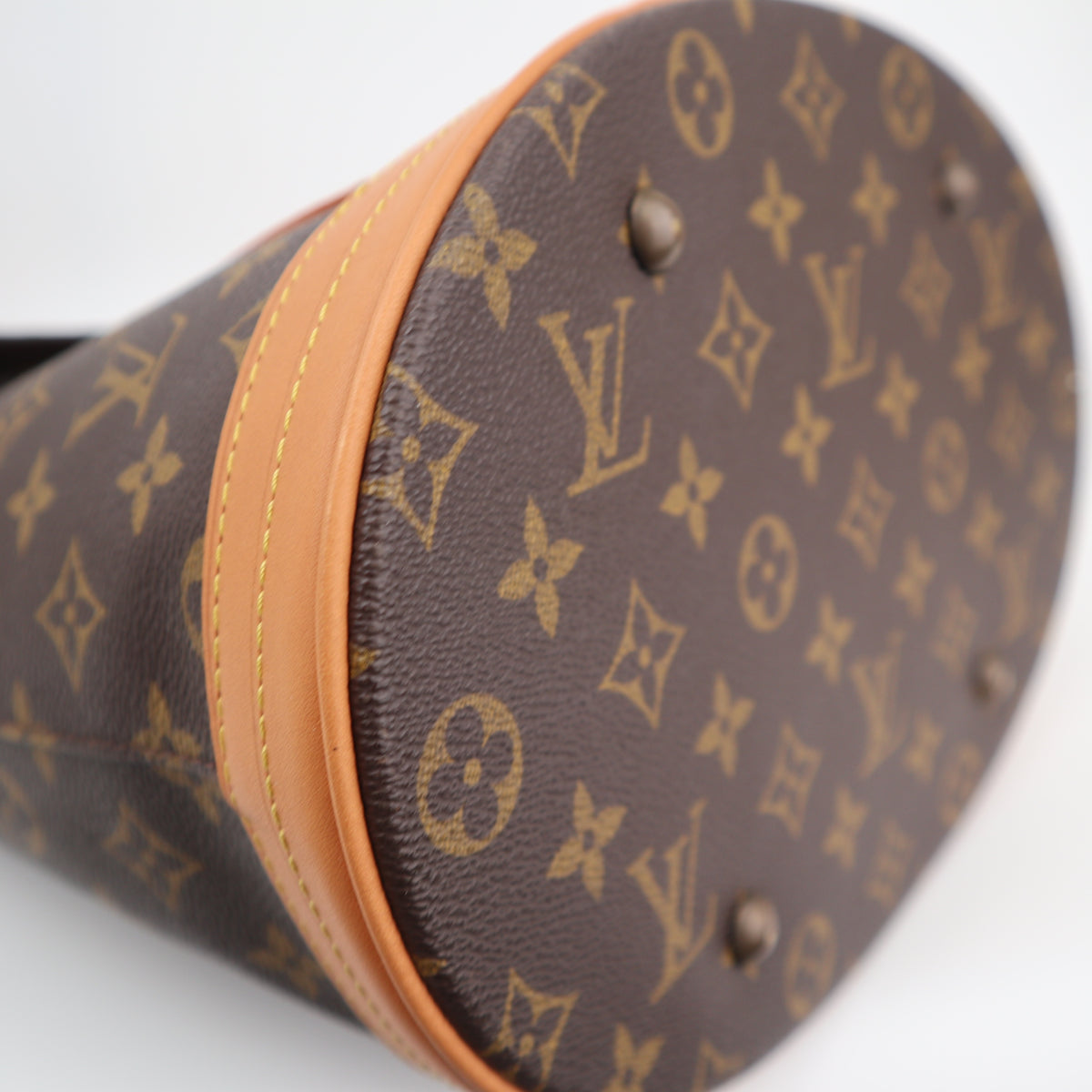 C2748R Louis Vuitton Bucket Bag Monogram Canvas Bucket GM Bag | Pre-Owned Excellent Brown Canvas Monogram