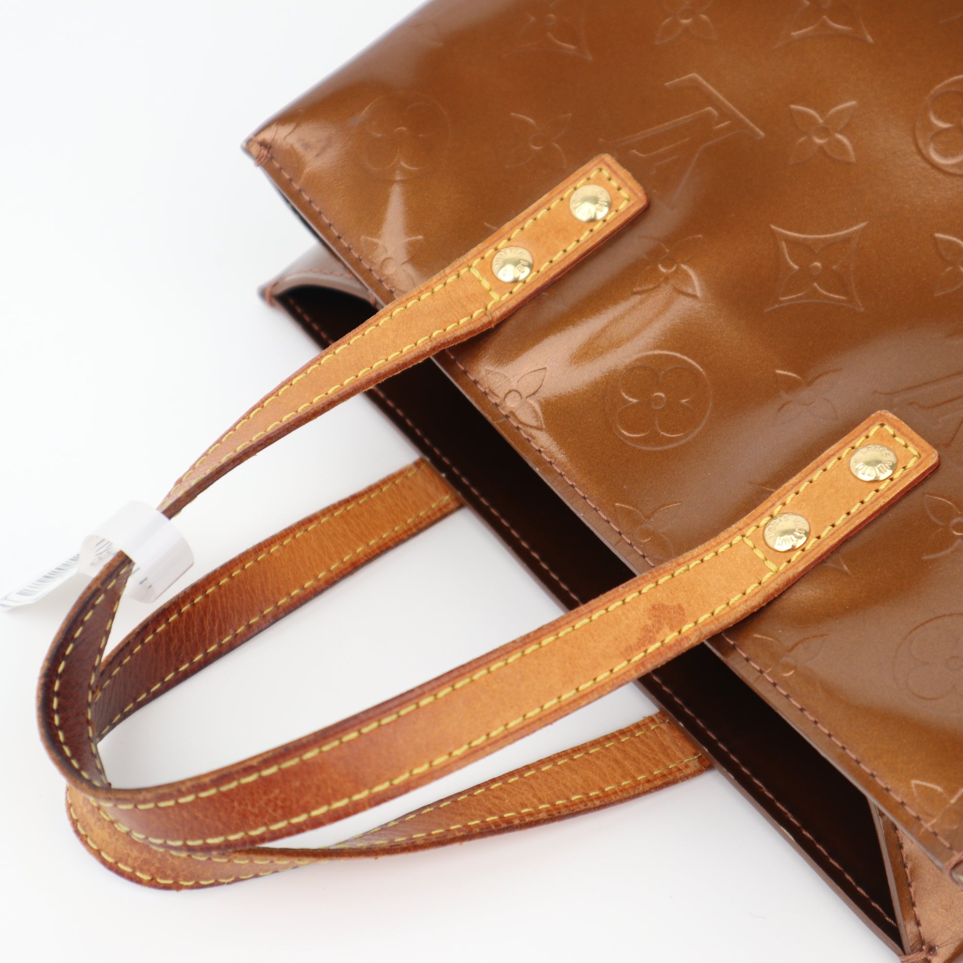 C1245 Louis Vuitton Reade PM Monogram Vernis Tote-Pre Owned