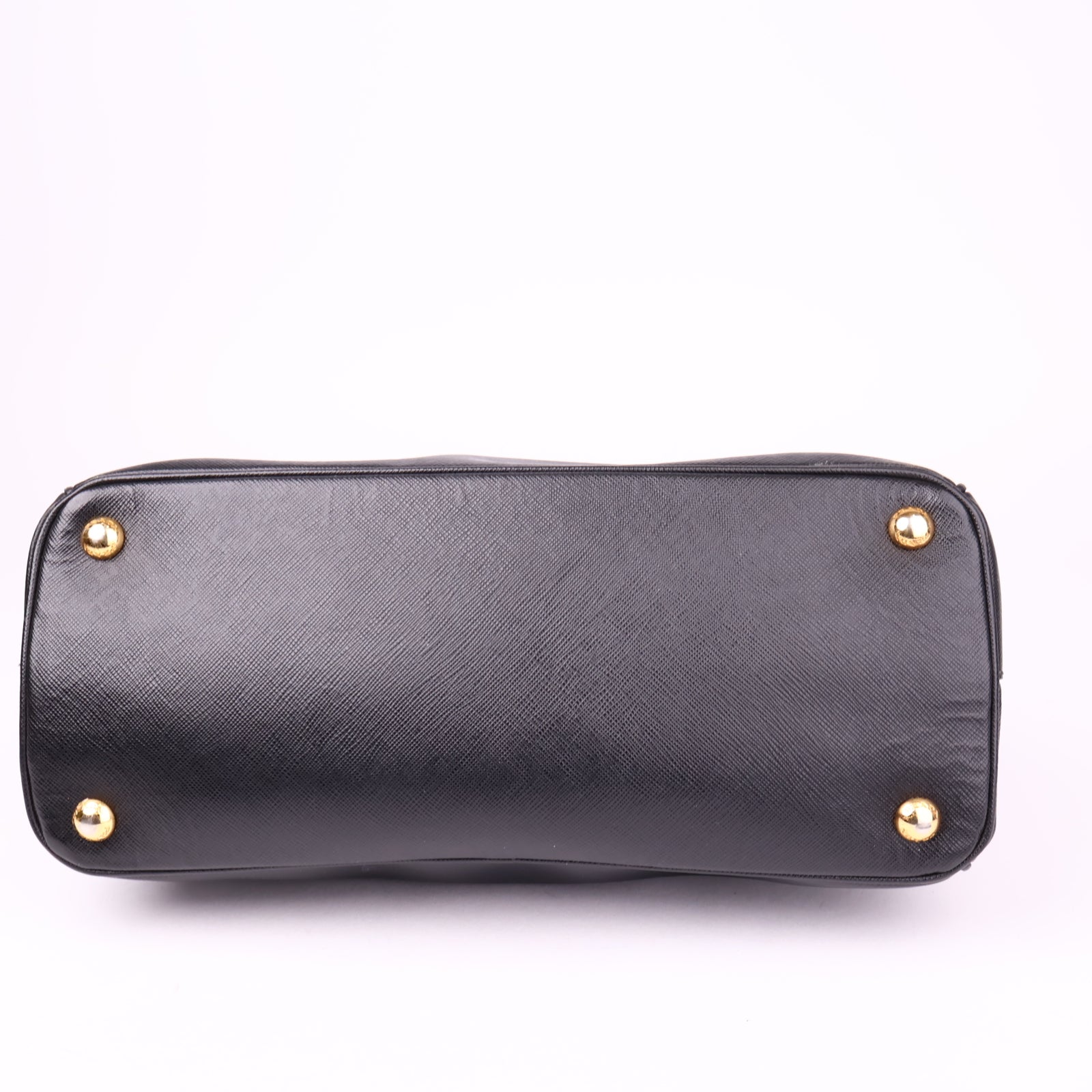J1037 Prada Black Saffiano Leather Galleria Handbag- Pre Owned