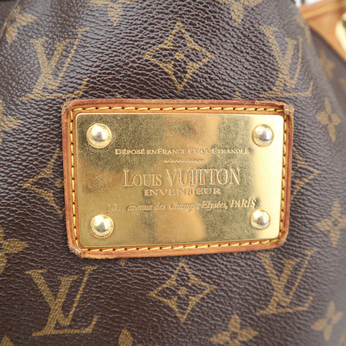C2749 Louis Vuitton Shoulder Bag Monogram Galliera PM | Pre-Owned Very Good Brown Canvas Monogram