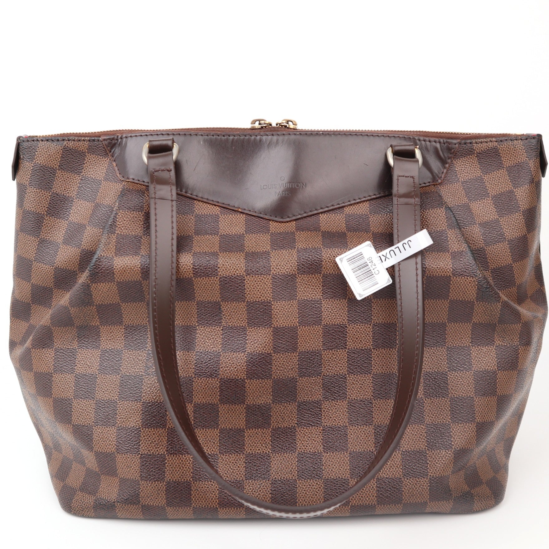 C1246 Louis Vuitton Damier Ebene Canvas Westminster GM Bag -Pre Owned