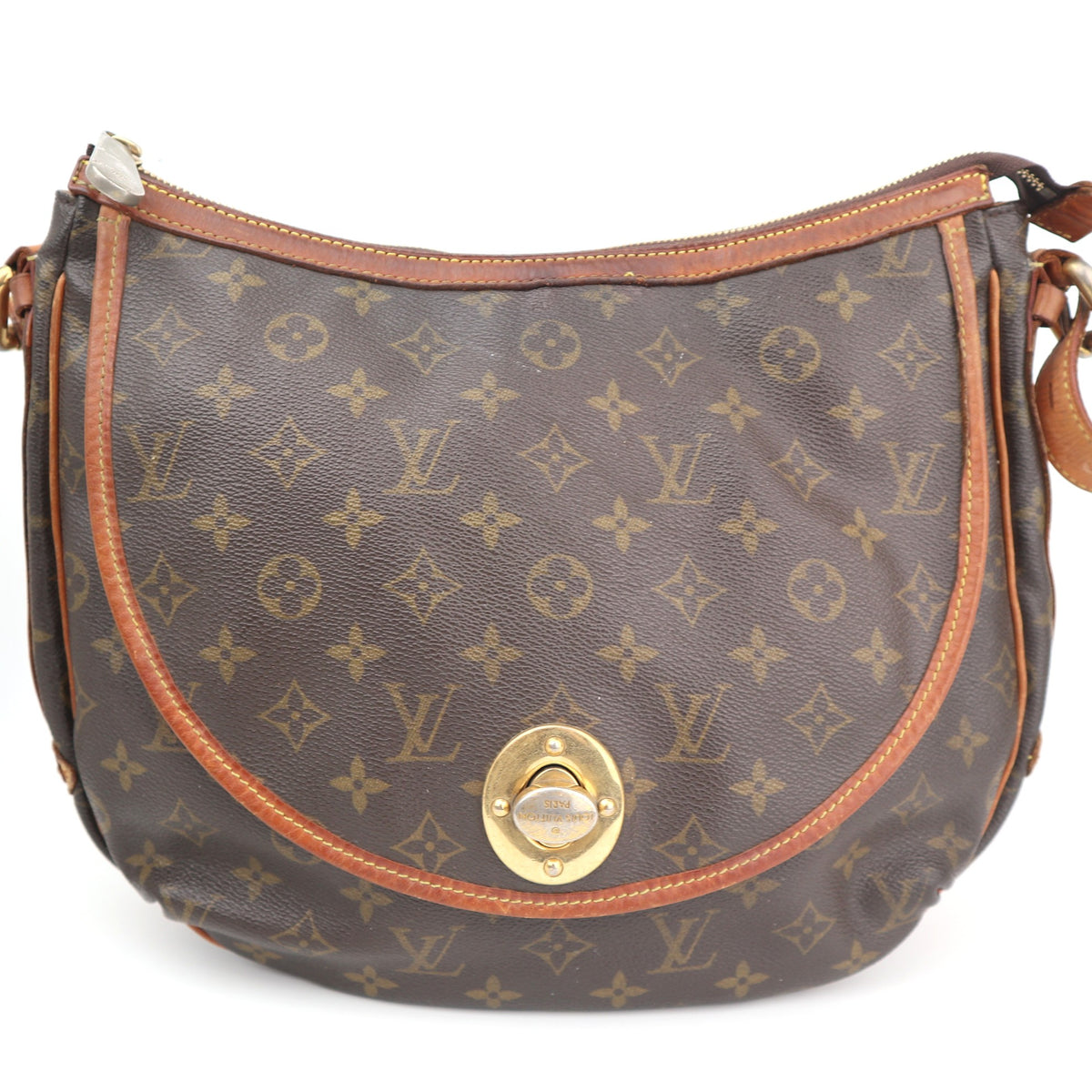 C2750 Louis Vuitton Shoulder Bag Monogram Tulum GM | Pre-Owned Good Brown Canvas Monogram