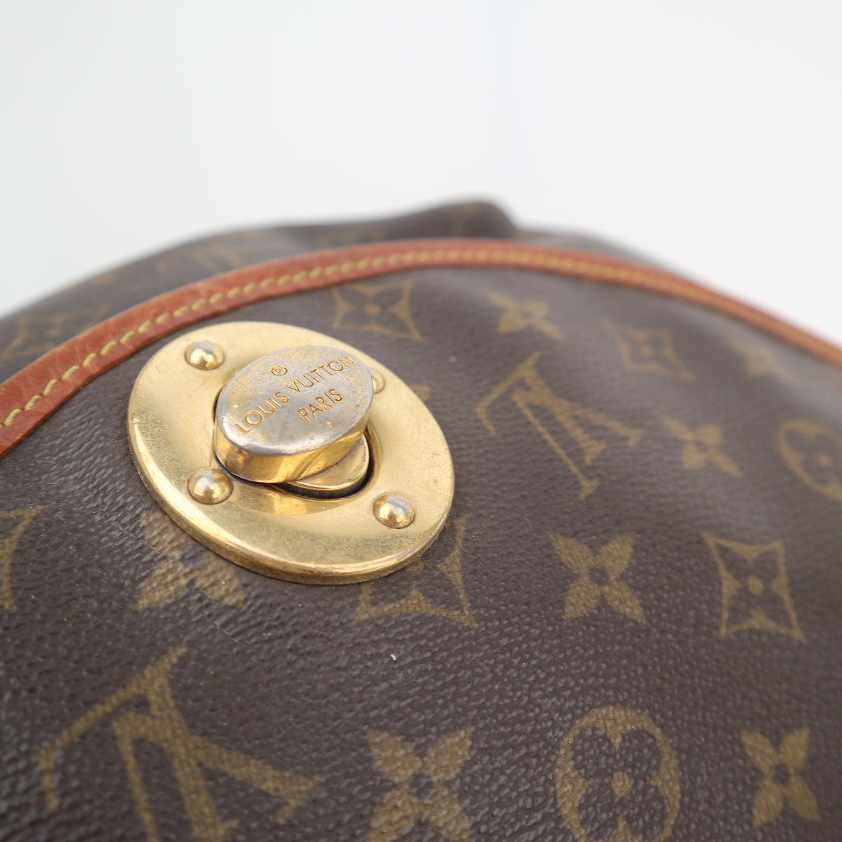 C2750 Louis Vuitton Shoulder Bag Monogram Tulum GM | Pre-Owned Good Brown Canvas Monogram