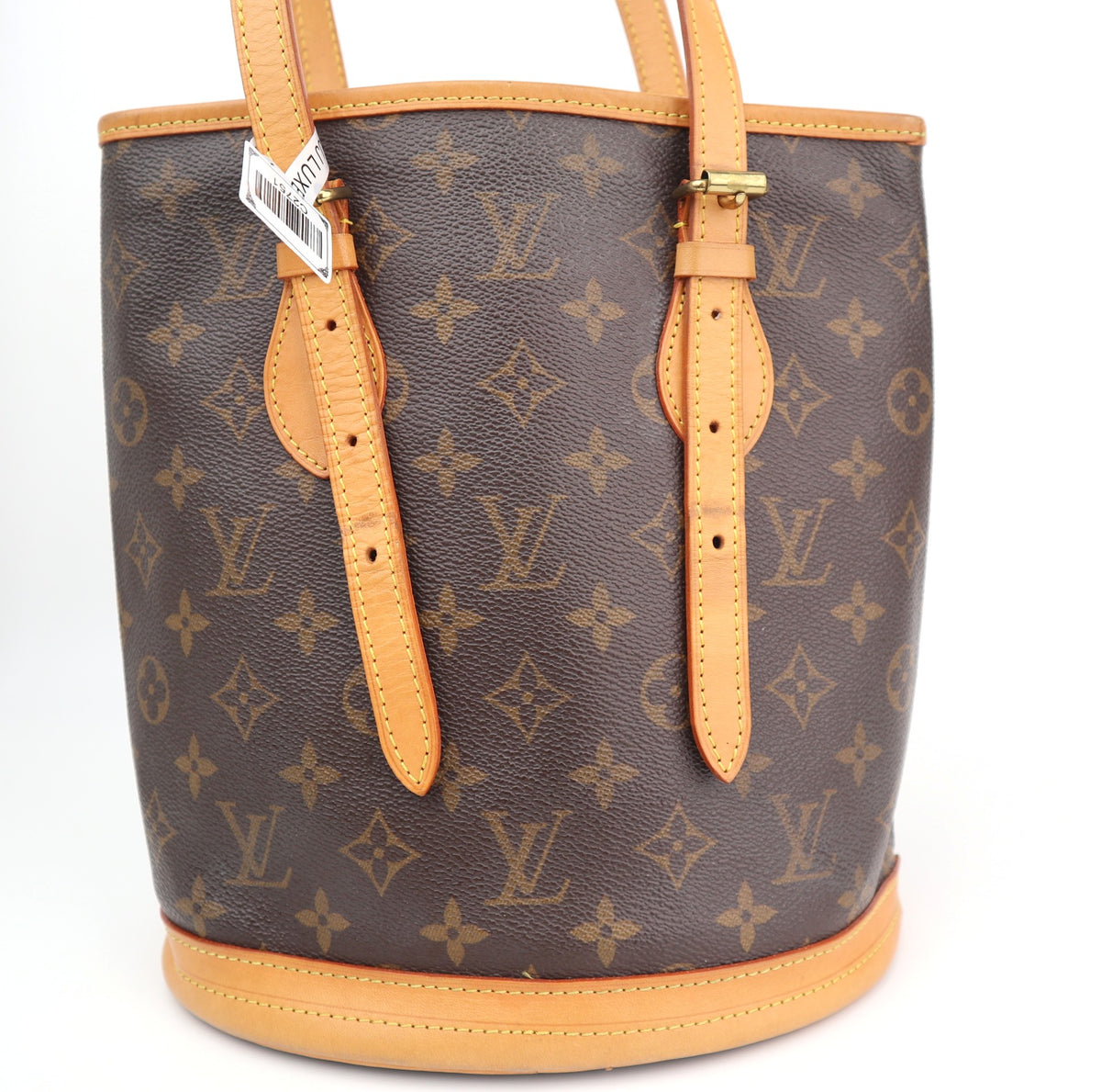 C2751R Louis Vuitton Bucket Bag Monogram Marais Bucket | Pre-Owned Excellent Brown Canvas Monogram