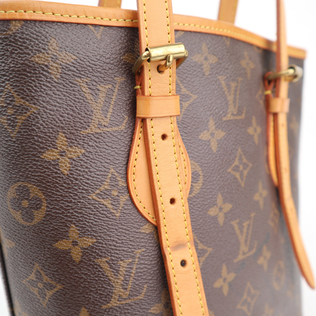 C2751R Louis Vuitton Bucket Bag Monogram Marais Bucket | Pre-Owned Excellent Brown Canvas Monogram