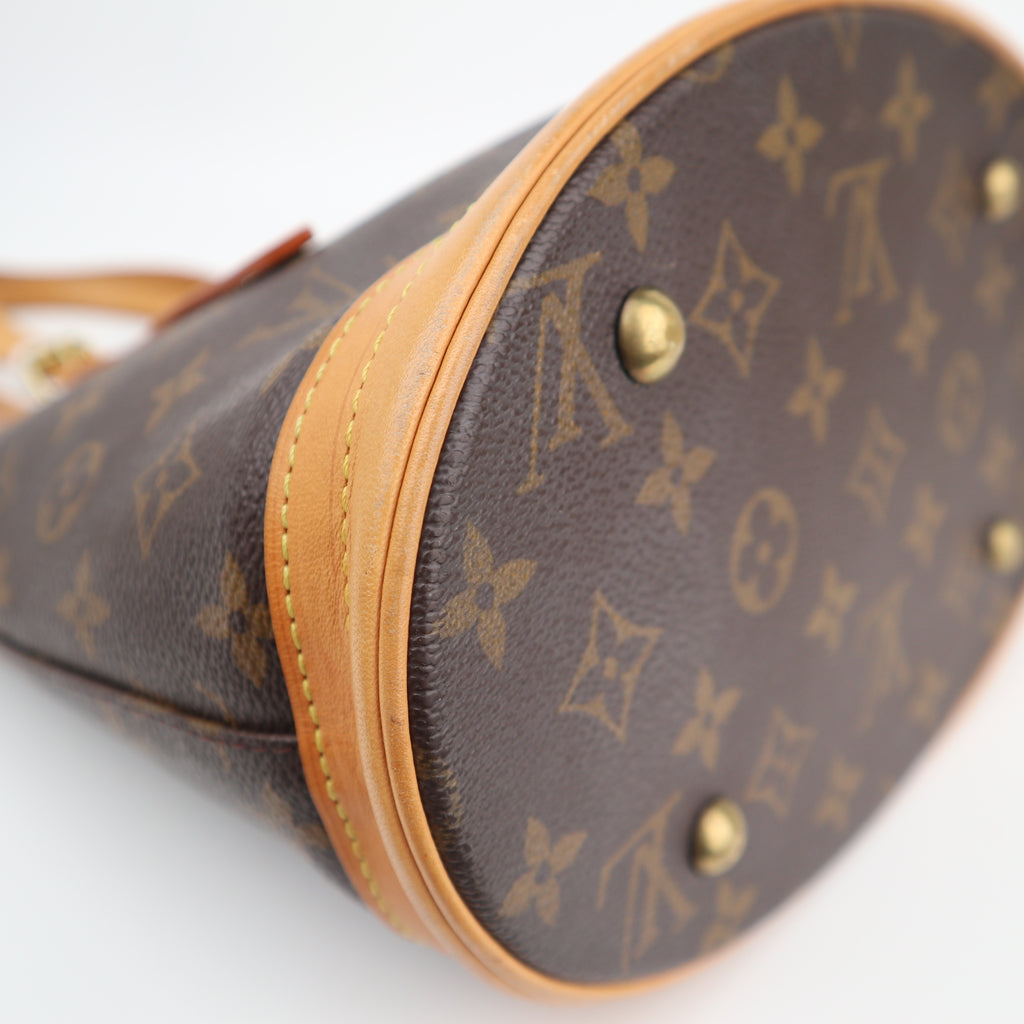 C2751R Louis Vuitton Bucket Bag Monogram Marais Bucket | Pre-Owned Excellent Brown Canvas Monogram