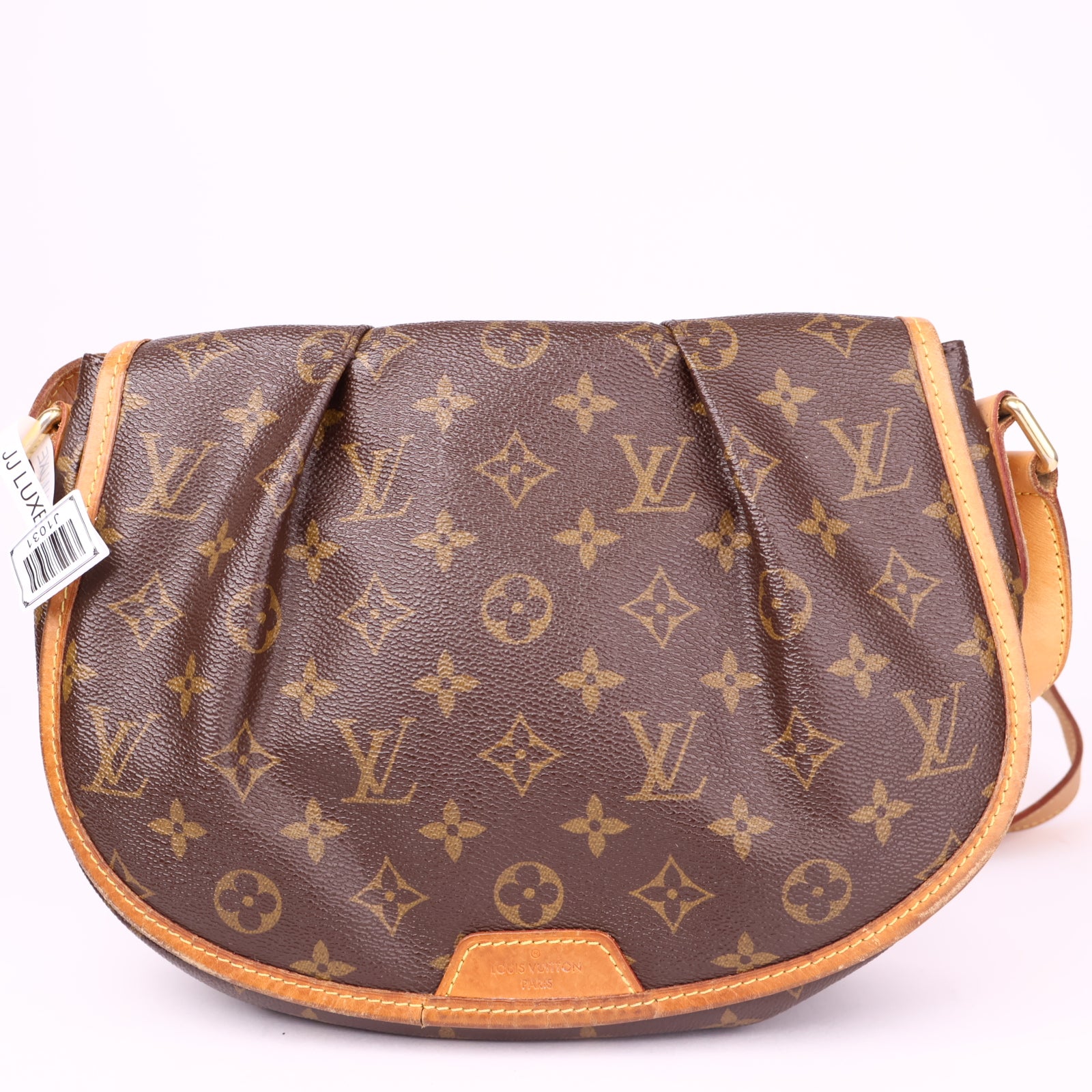 J1031 Louis Vuitton Monogram Menilmontant PM Shoulder Bag- Pre Owned