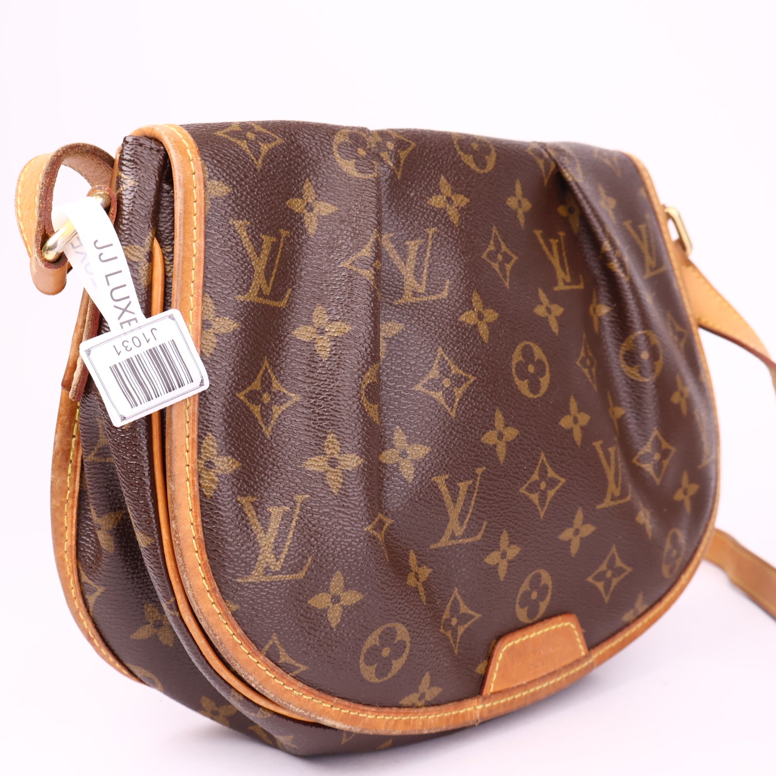 J1031 Louis Vuitton Monogram Menilmontant PM Shoulder Bag- Pre Owned