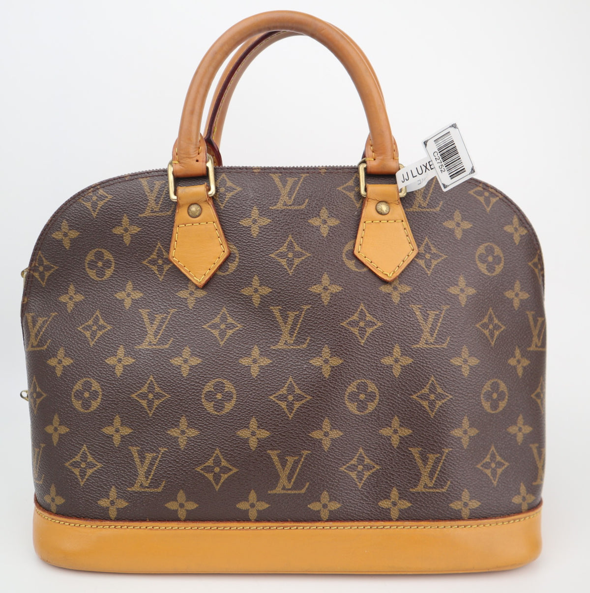 C2752R Louis Vuitton Top Handle Bag Monogram Alma PM | Pre-Owned Very Good Brown Canvas Monogram