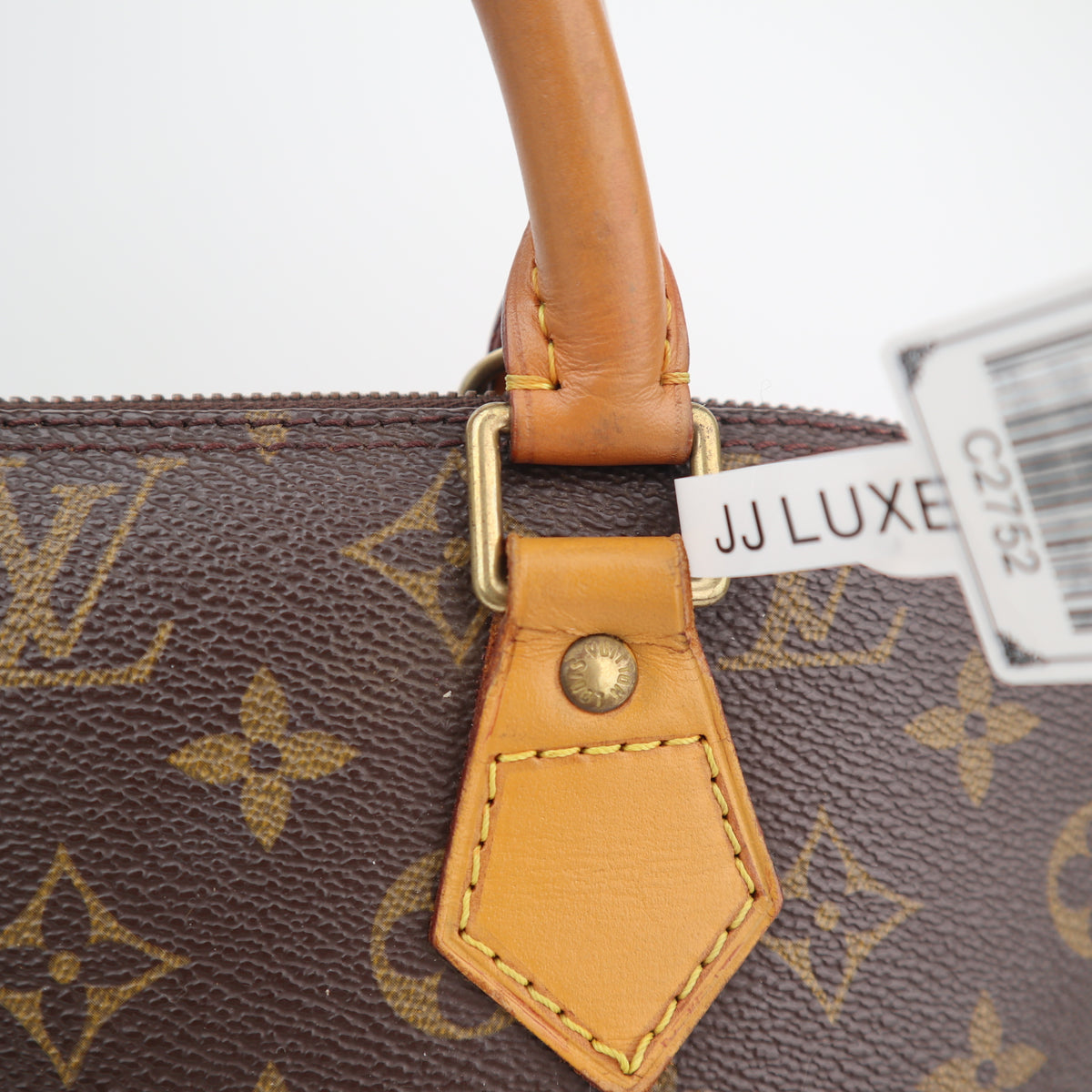 C2752R Louis Vuitton Top Handle Bag Monogram Alma PM | Pre-Owned Very Good Brown Canvas Monogram