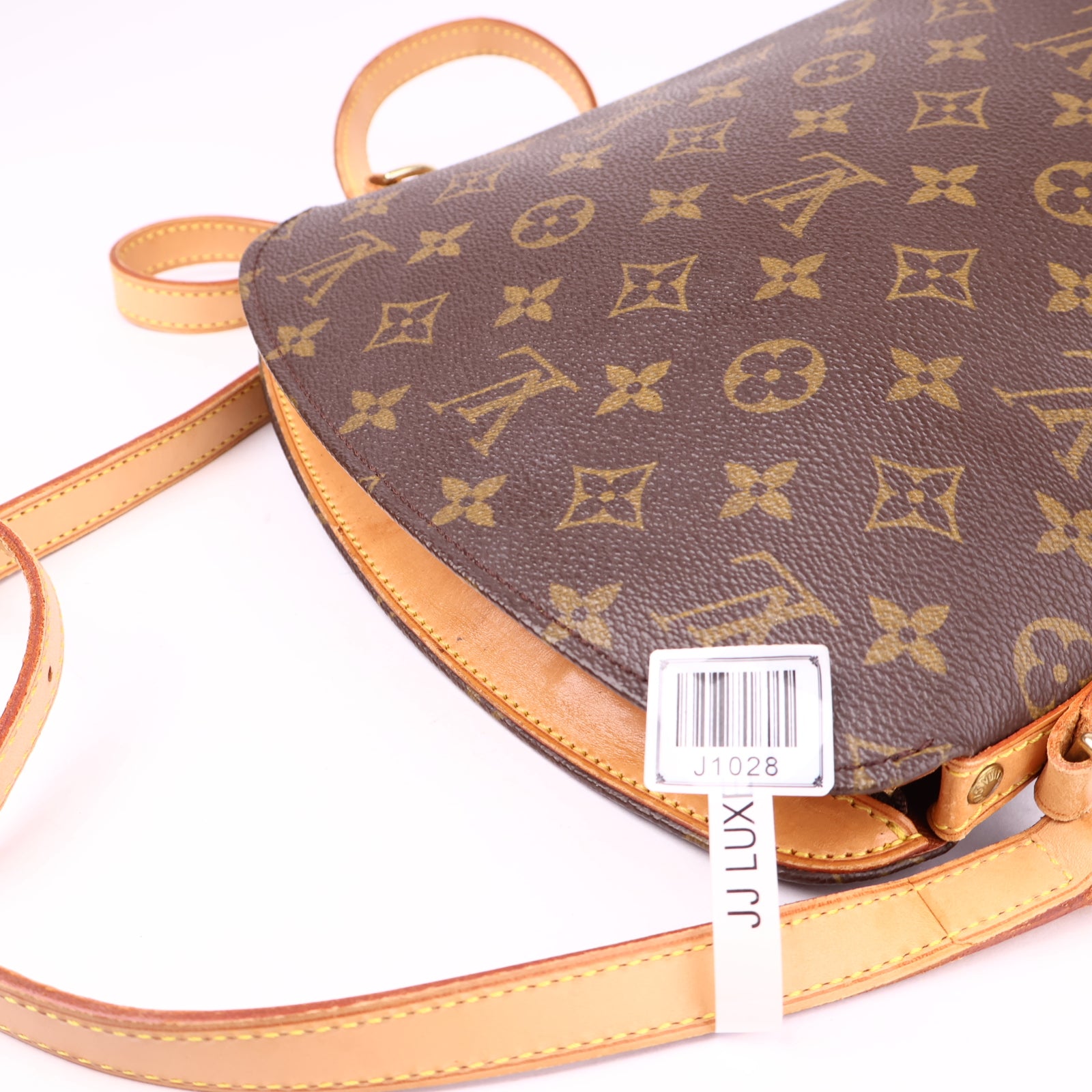 J1028 Louis Vuitton Drouot Shoulder Bag Brown Canvas Monogram- Pre Owned