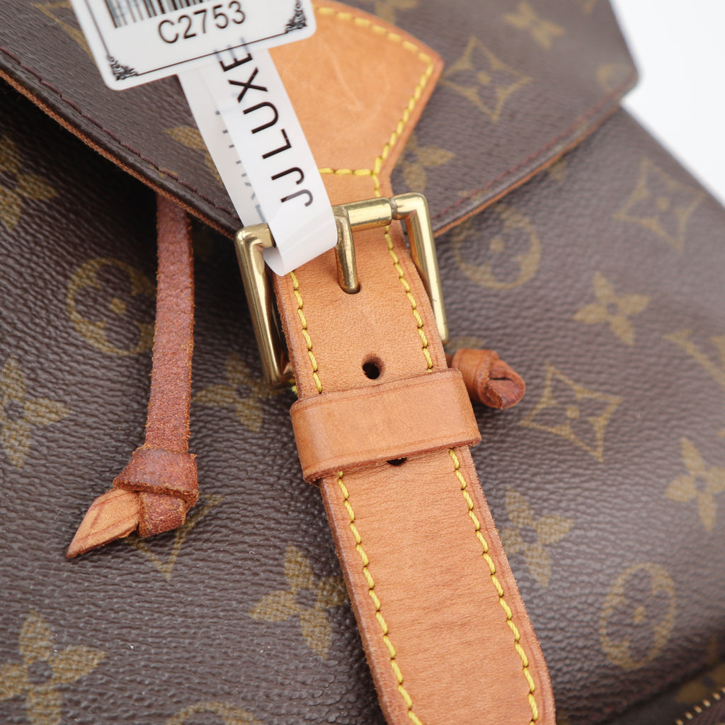 C2753 Louis Vuitton Backpack Monogram Montsouris GM | Pre-Owned Very Good Brown Canvas Monogram