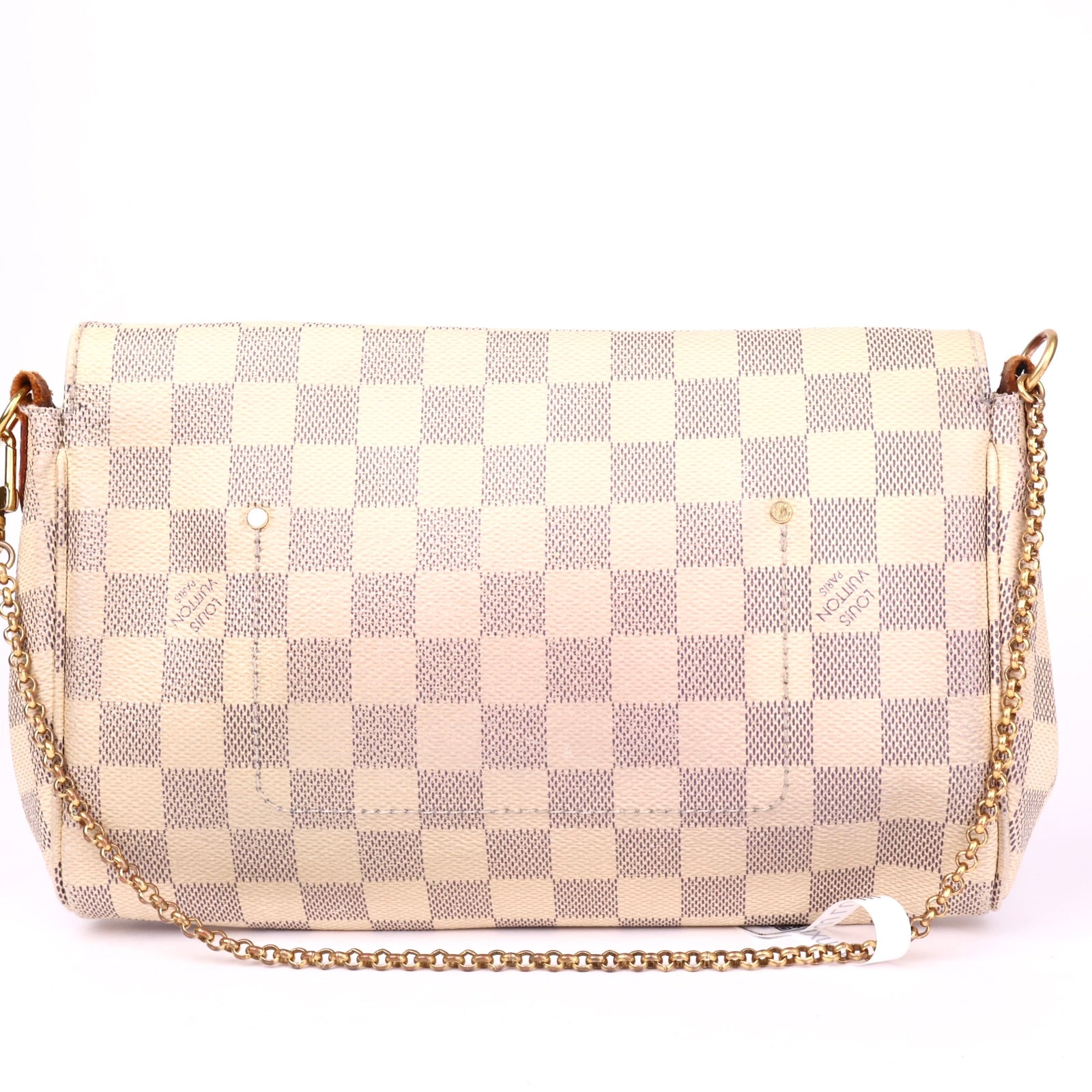 J1029 Louis Vuitton Damier Azur Pochette- Pre Owned