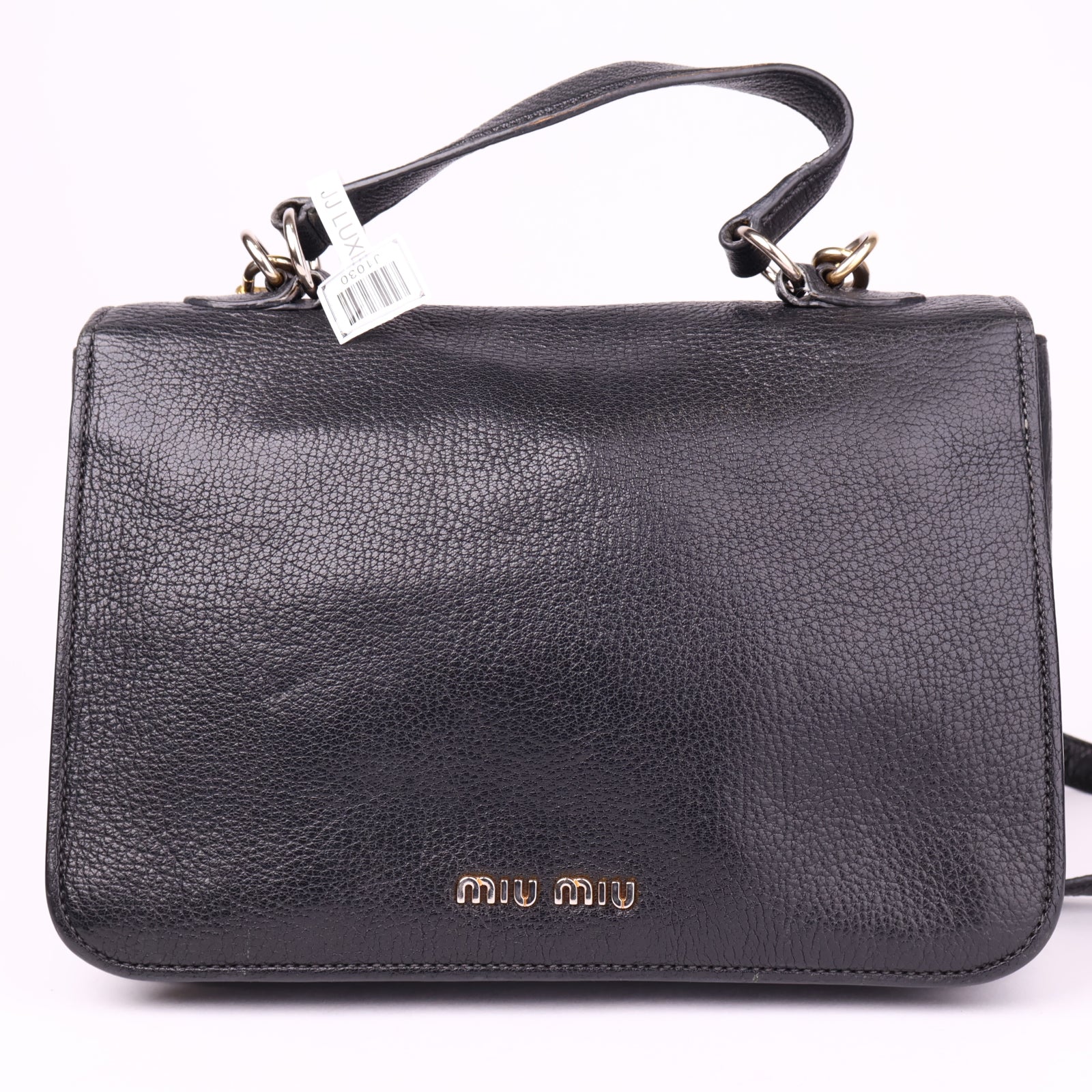 J1030 Miu Miu Madras Bicolore Shoulder Bag- Pre Owned