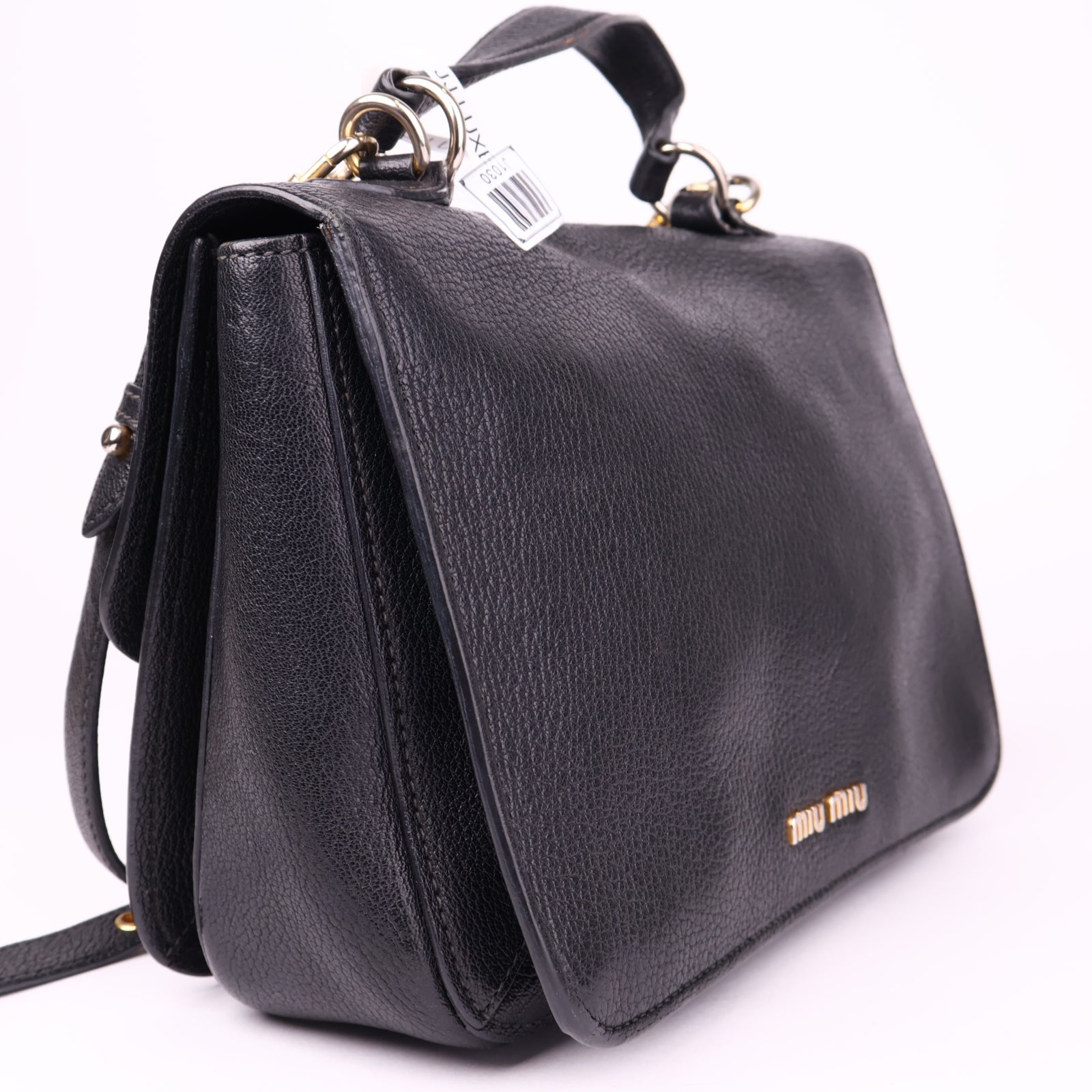 J1030 Miu Miu Madras Bicolore Shoulder Bag- Pre Owned