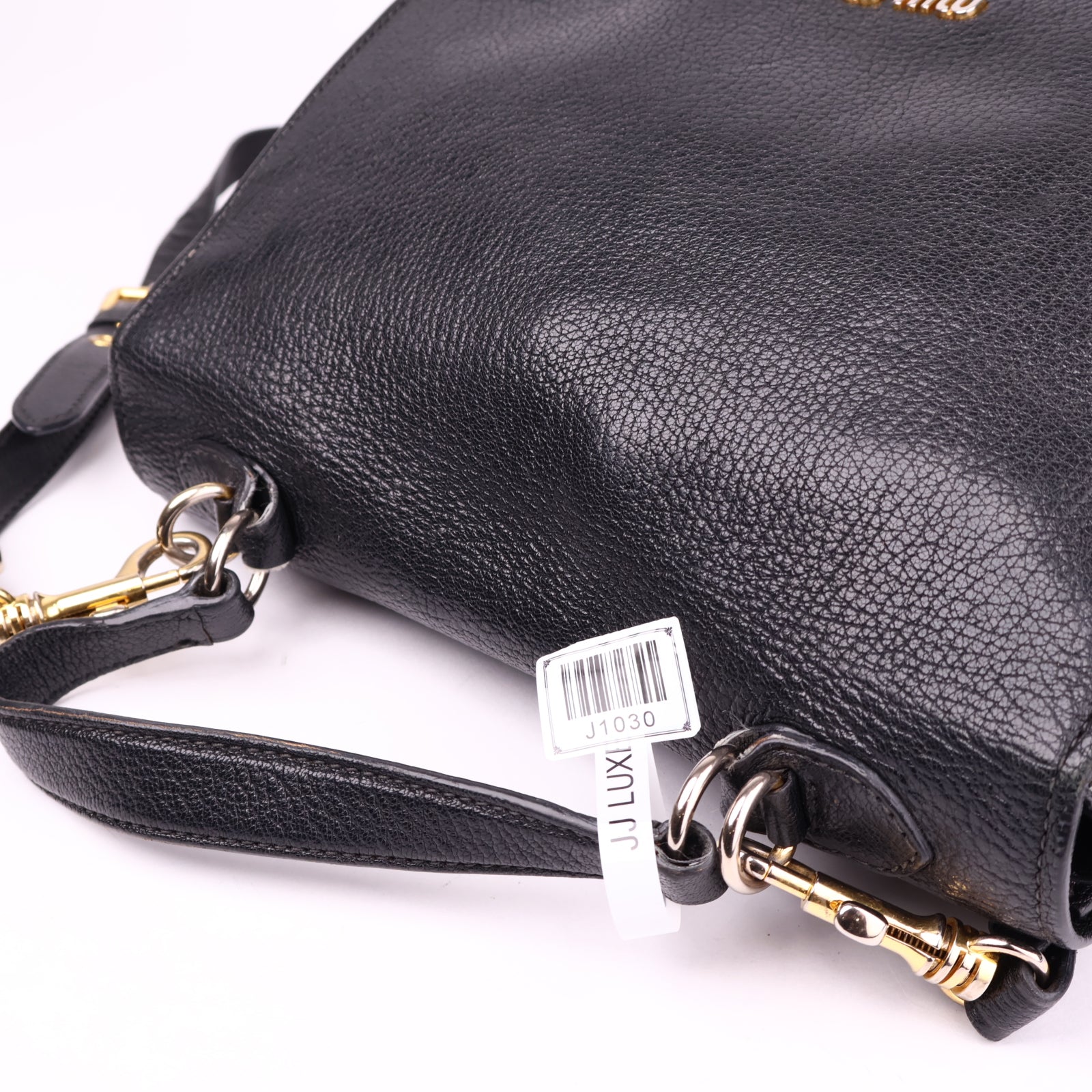 J1030 Miu Miu Madras Bicolore Shoulder Bag- Pre Owned